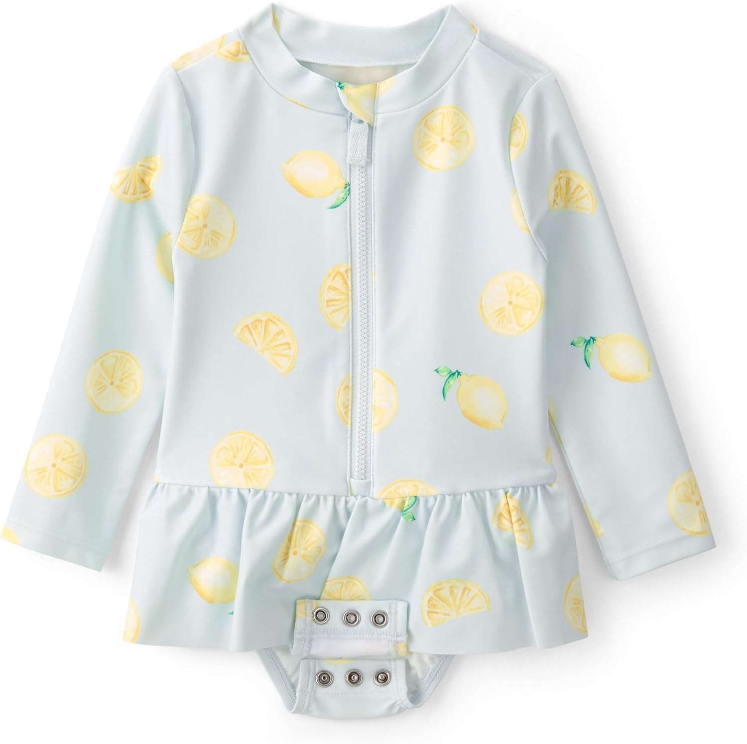 image:imageCarters Baby Girls 1piece RashguardBlue