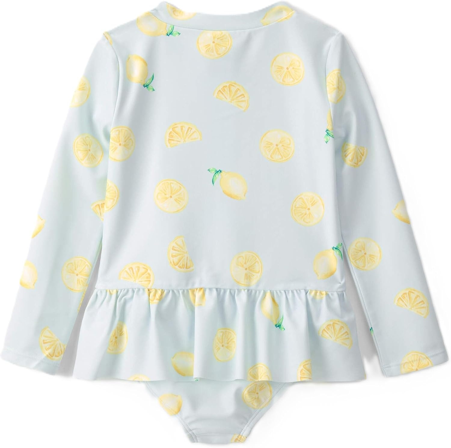 image:imageCarters Baby Girls 1piece RashguardBlueLemon