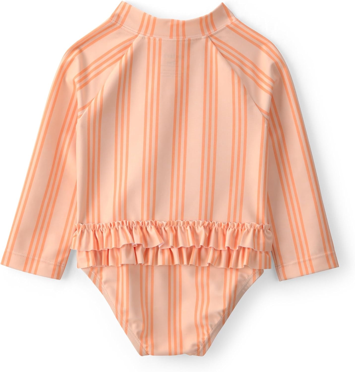 image:imageCarters Baby Girls 1piece RashguardOrange Stripe