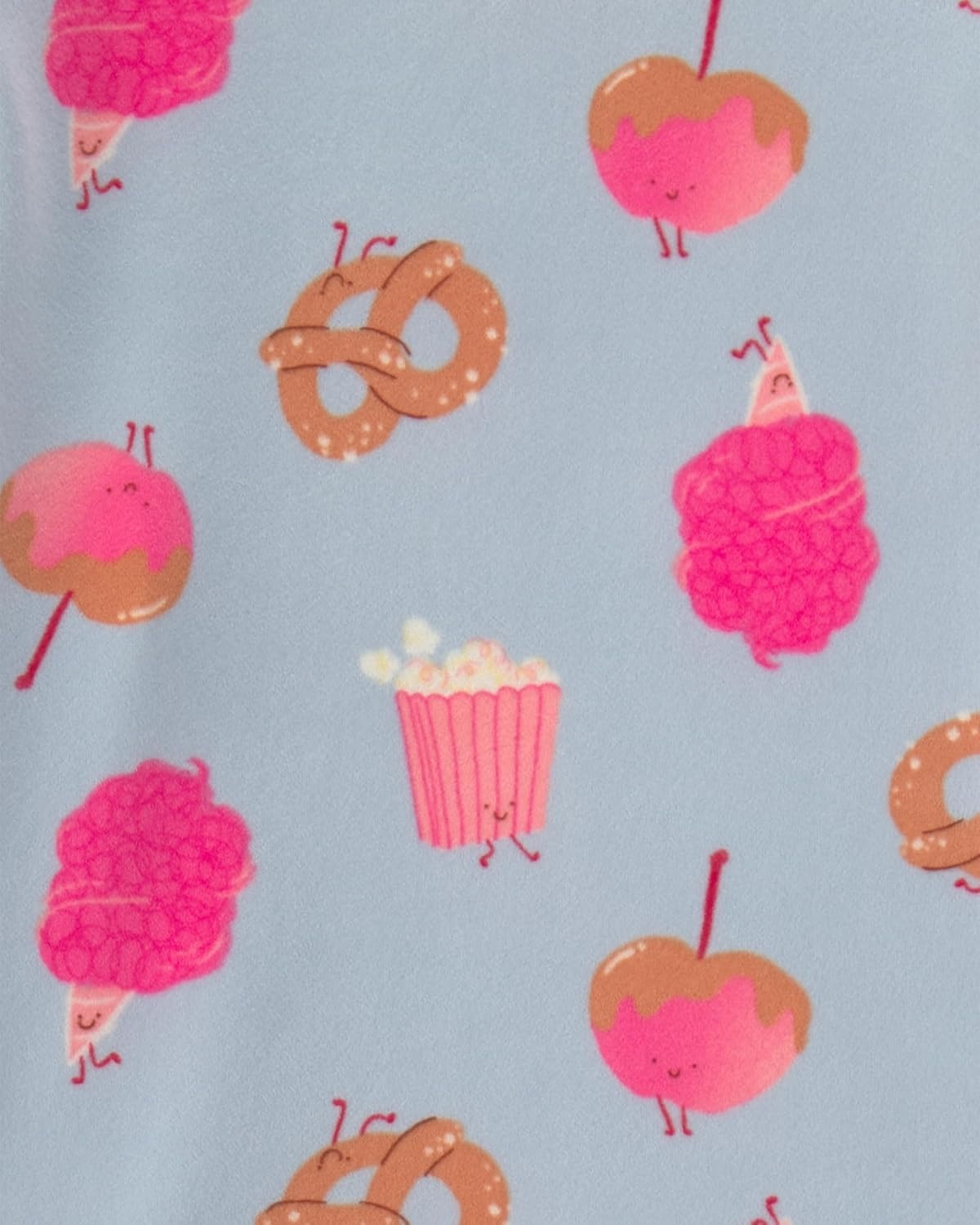 image:imageCarters Baby Girls 2piece Fleece PjsFestival Food