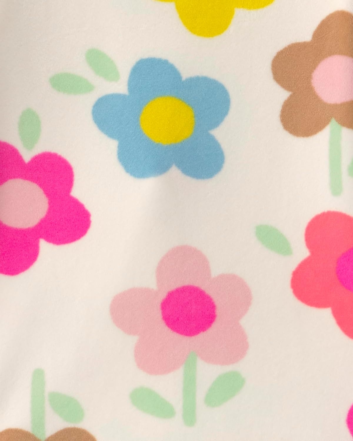 image:imageCarters Baby Girls 2piece Fleece PjsMulti Flowers