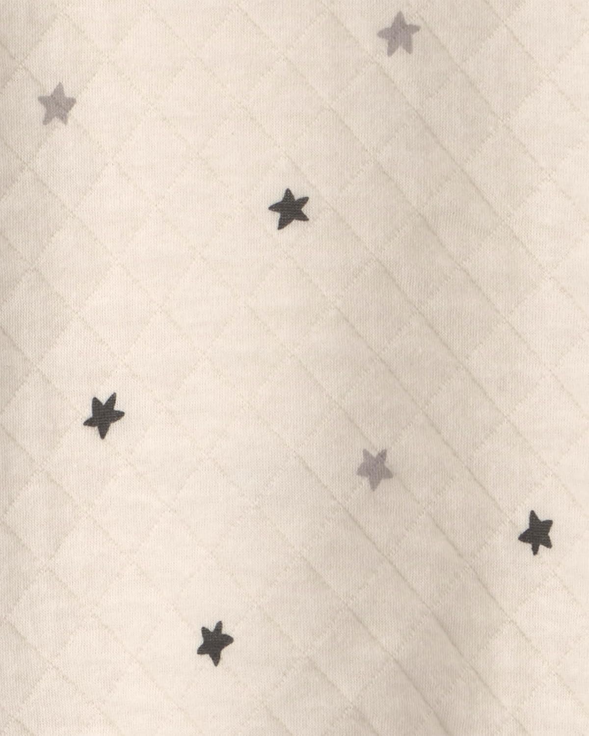image:imageCarters Baby Girls 2piece Pant SetCream Grey Star