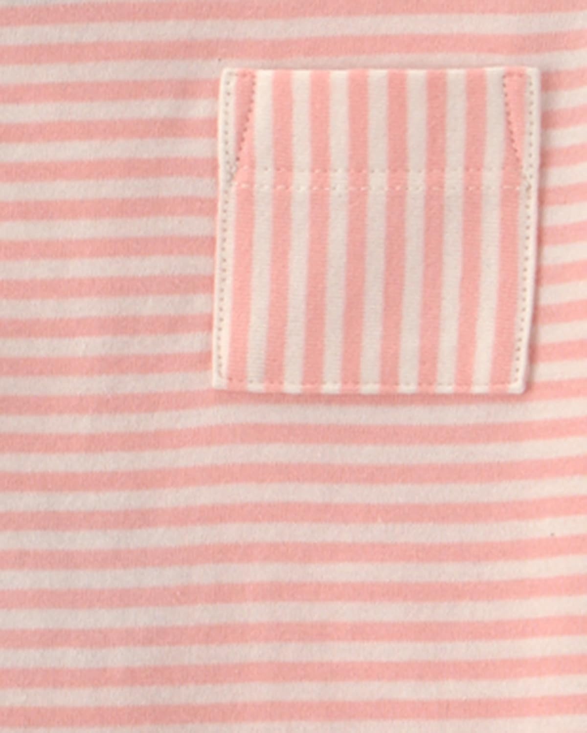 image:imageCarters Baby Girls 4piece Short SetPink Crab Stripes