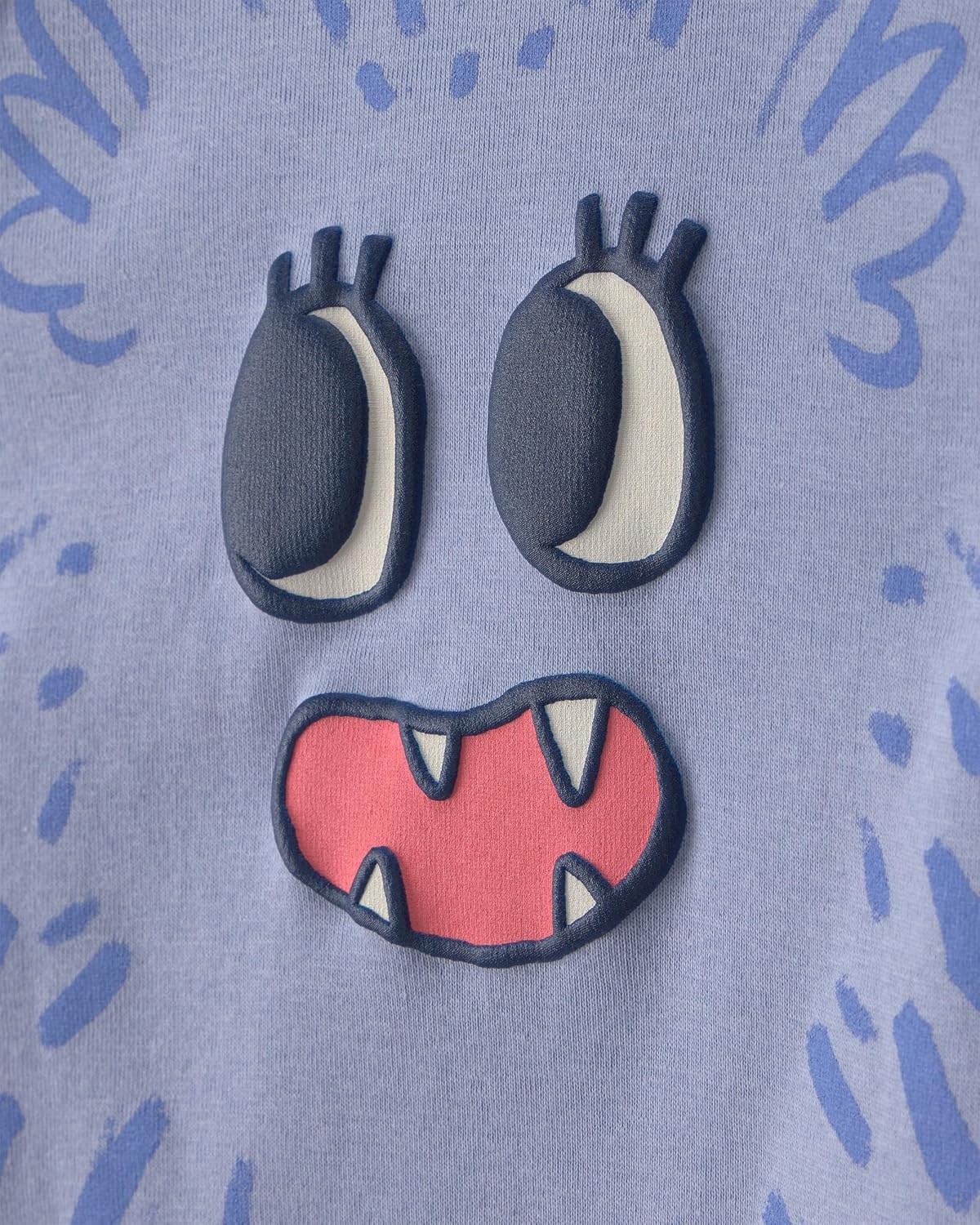 image:imageCarters Baby Girls 4piece Tight Fit Cotton Pajama SetBlue Girl Monster
