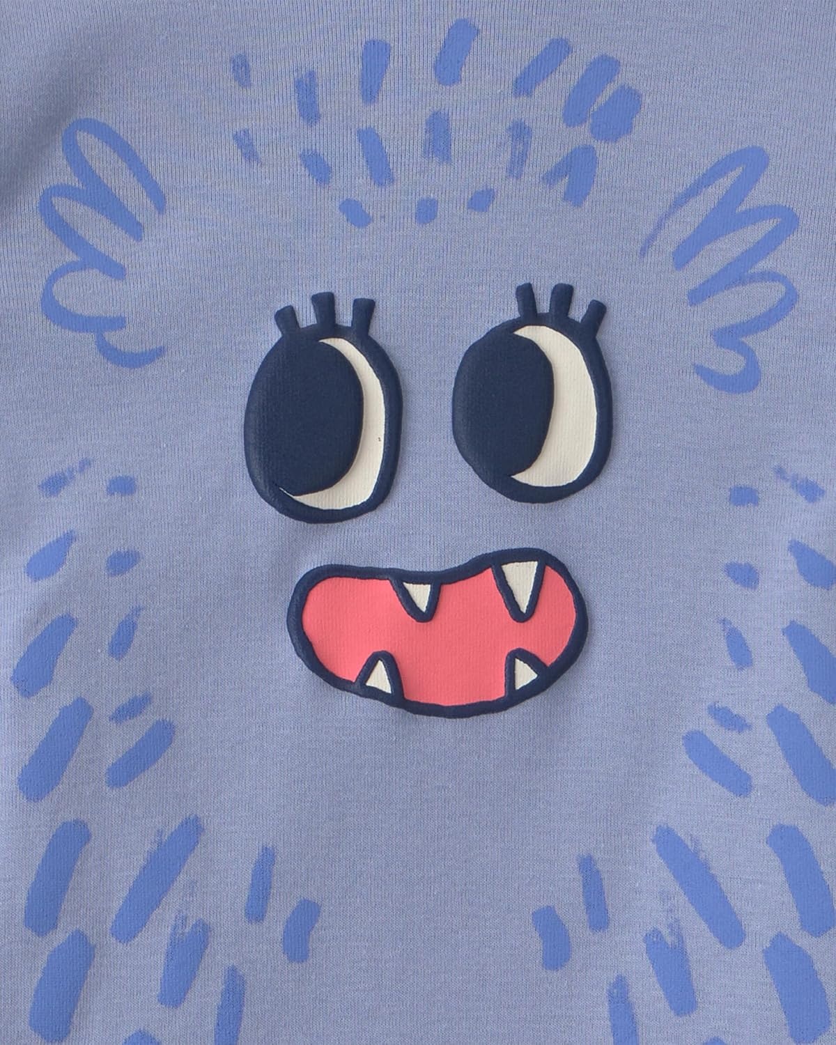 image:imageCarters Baby Girls 4piece Tight Fit Cotton Pajama SetBlue Girl Monster