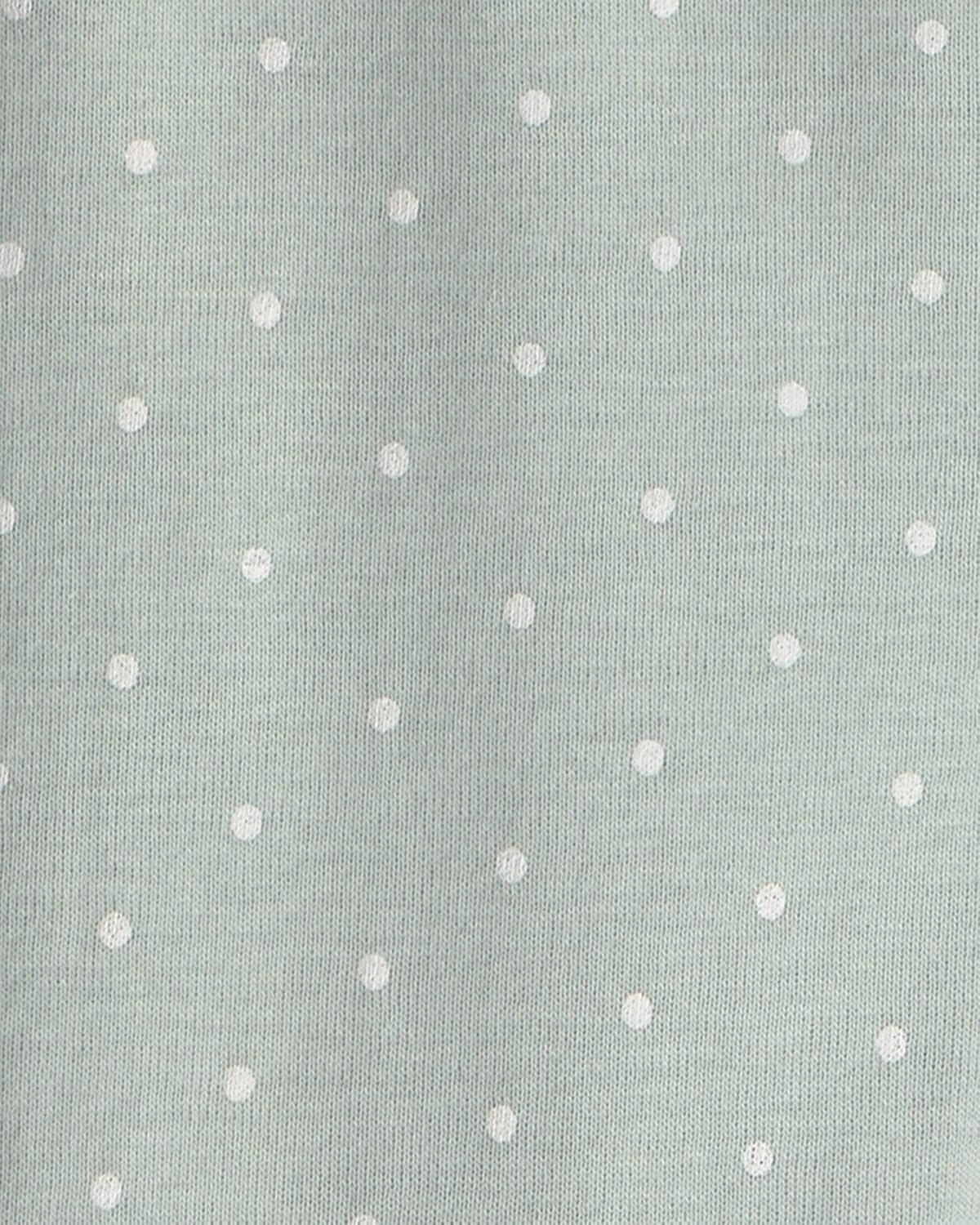 image:imageCarters Baby Girls 4piece Tight Fit Cotton Pajama SetCountry Chicken Green