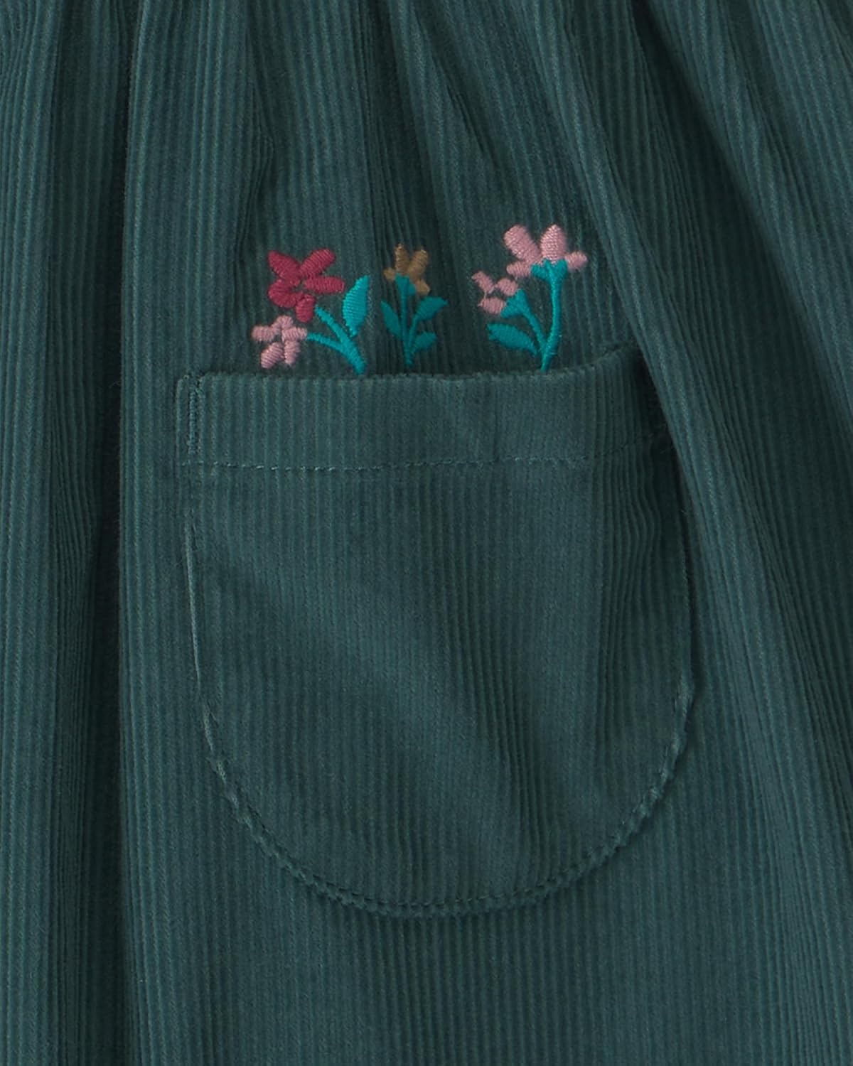 image:imageCarters Baby Girls Dress SetGreen Cord