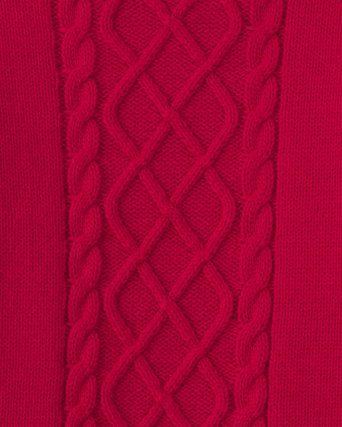 image:imageCarters Baby Girls Dress SetRed Solid Knit