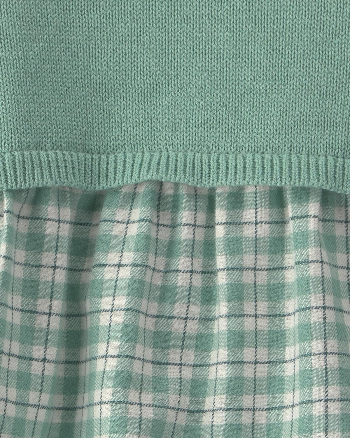 image:imageCarters Baby Girls Girl Dress Green CheckedGreen Checked