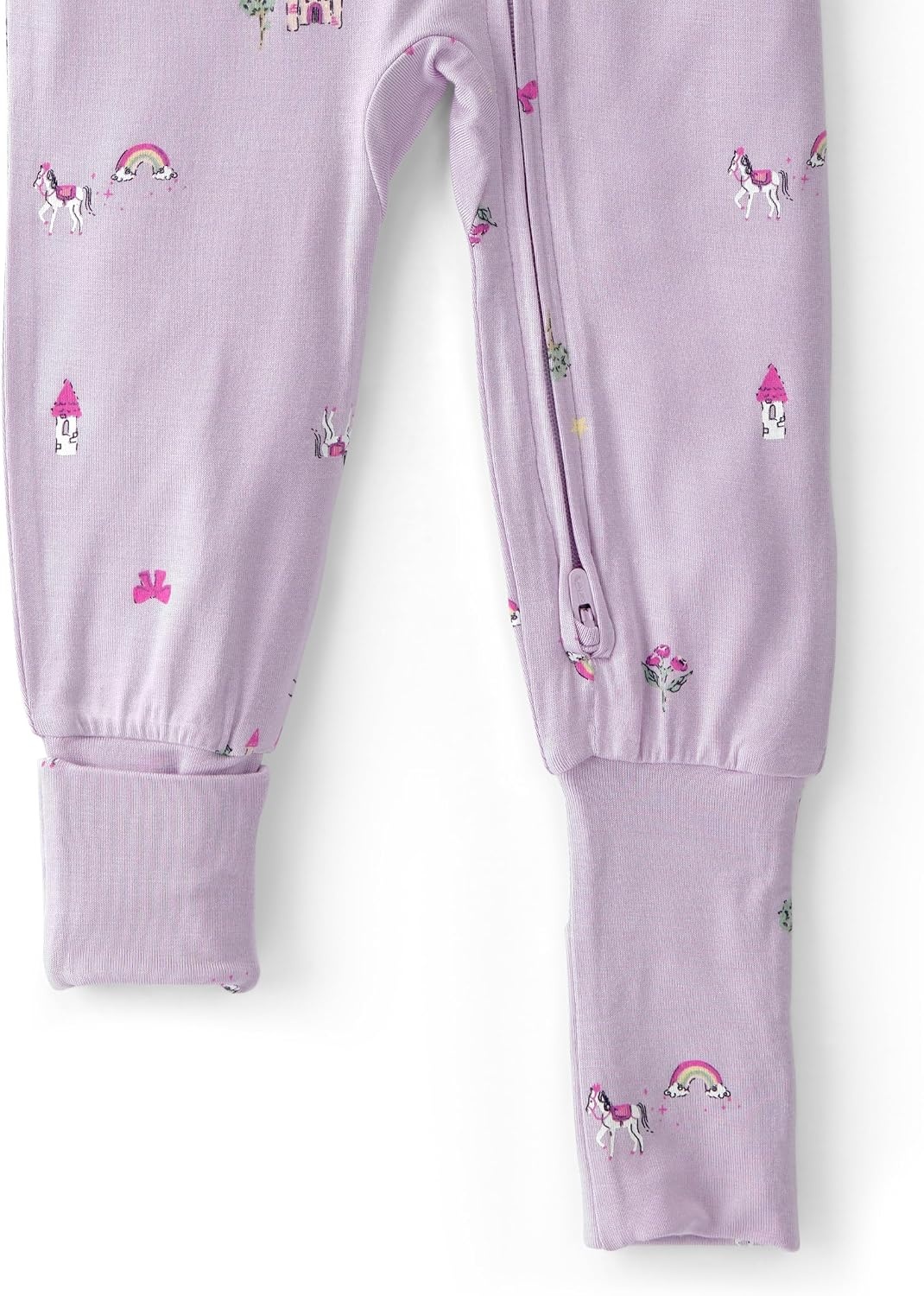 image:imageCarters Baby Girls Purelysoft 1piece PajamasPurple Fairytale