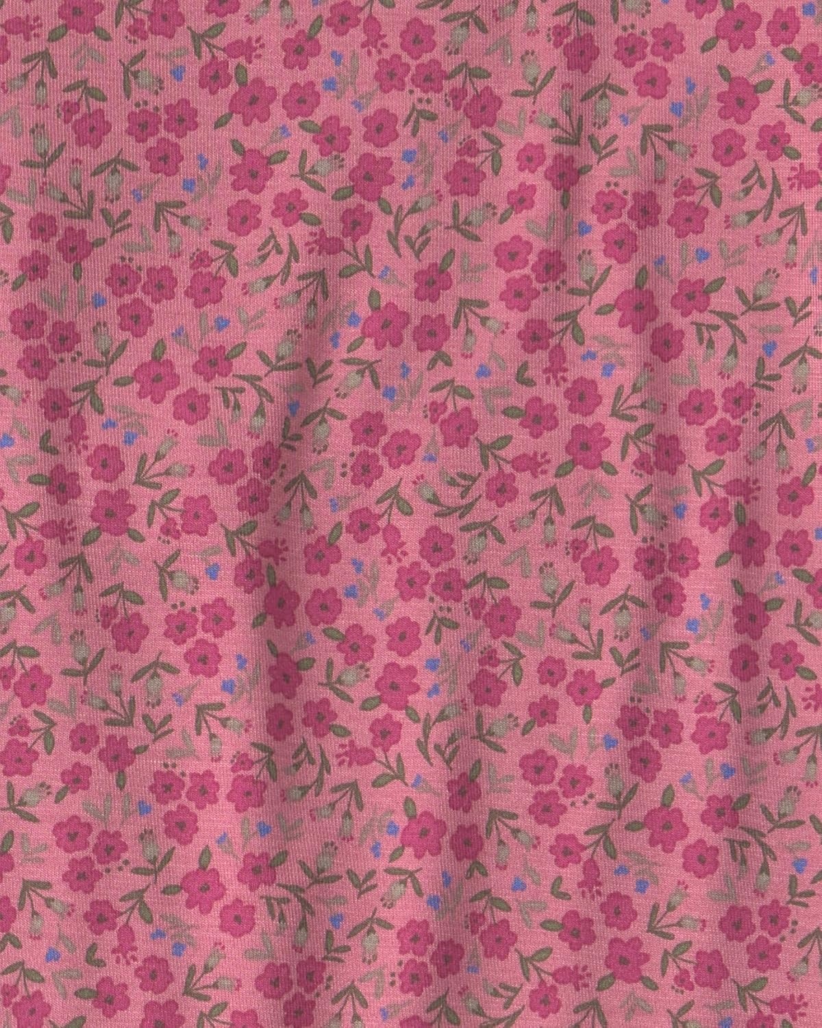 image:imageCarters Baby Girls Purelysoft Longsleeve 2piece PajamasPink Floral Print