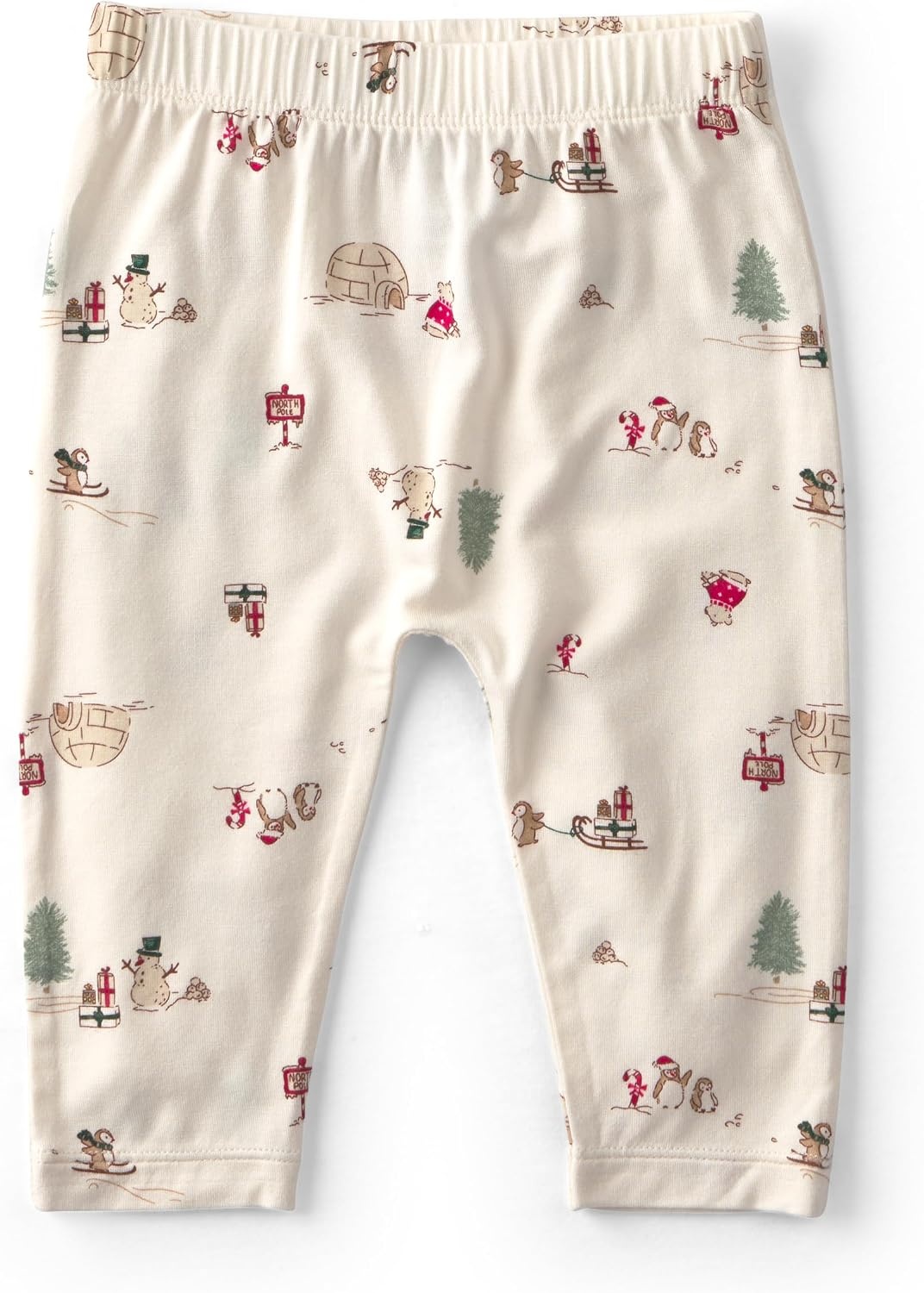 image:imageCarters Baby Purely Soft 2piece Bodysuit Pant SetIvory Cream North Pole