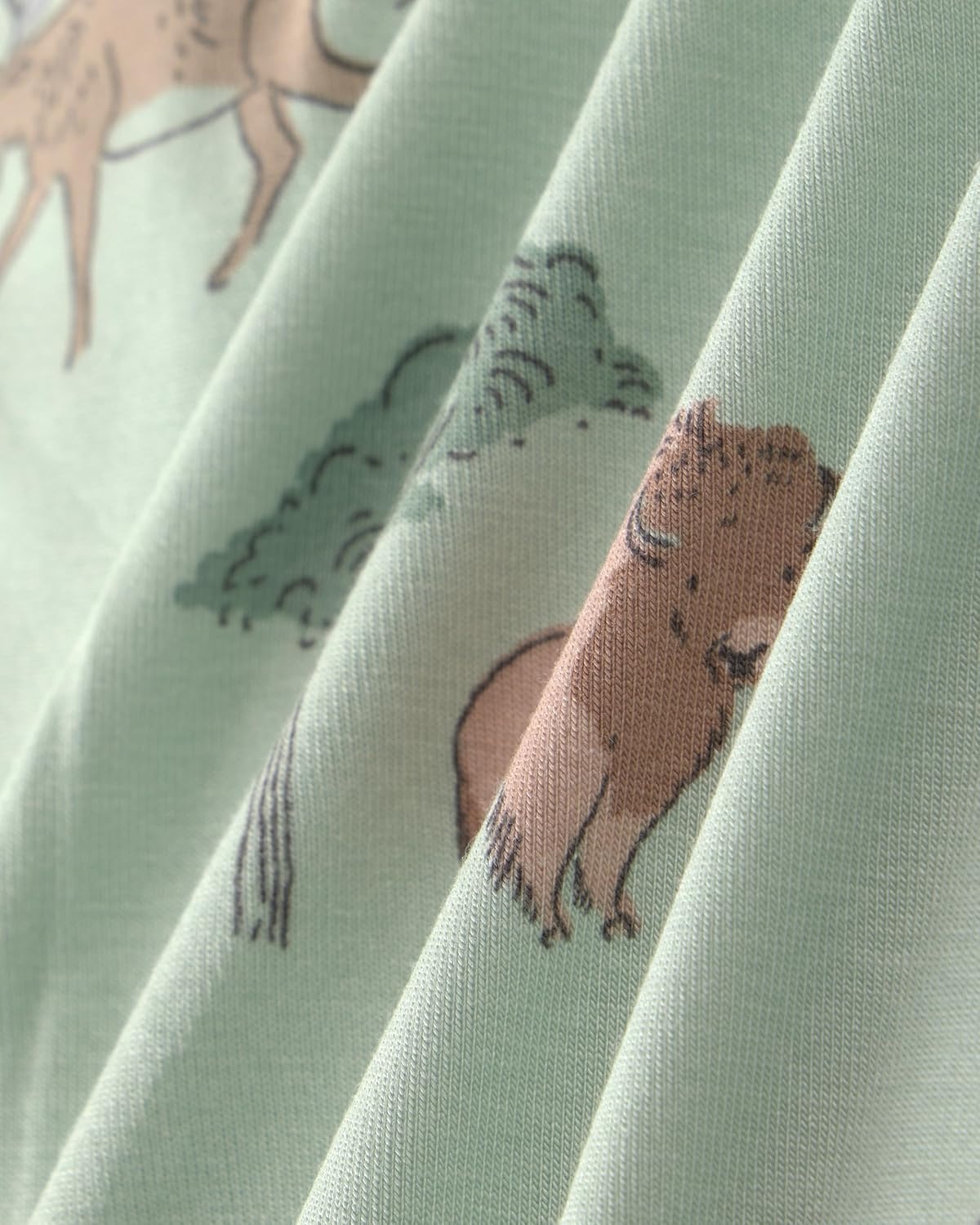 image:imageCarters Baby Purelysoft 1piece PajamasGreen Desert Print