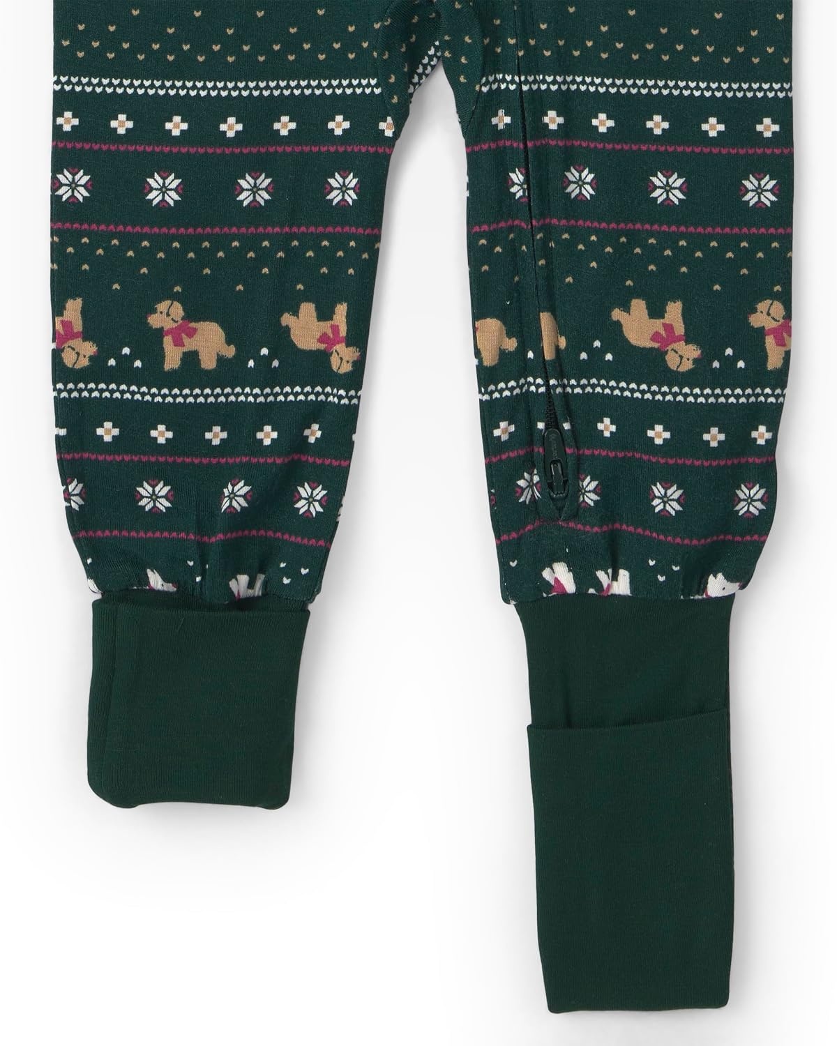 image:imageCarters Baby Purelysoft 1piece PajamasGreen Fair Isle