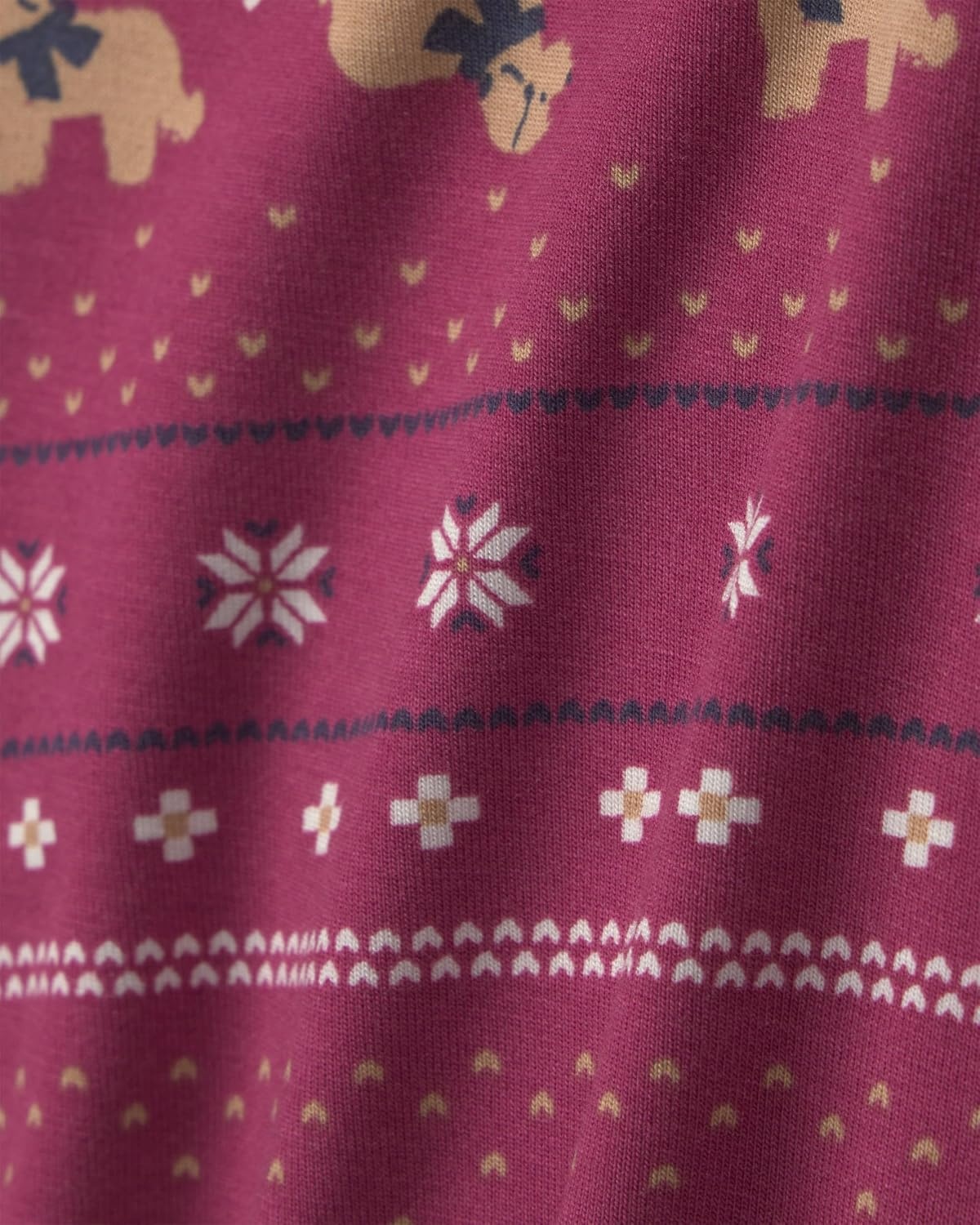 image:imageCarters Baby Purelysoft Longsleeve 2piece PajamasBurgundy Fair Isle
