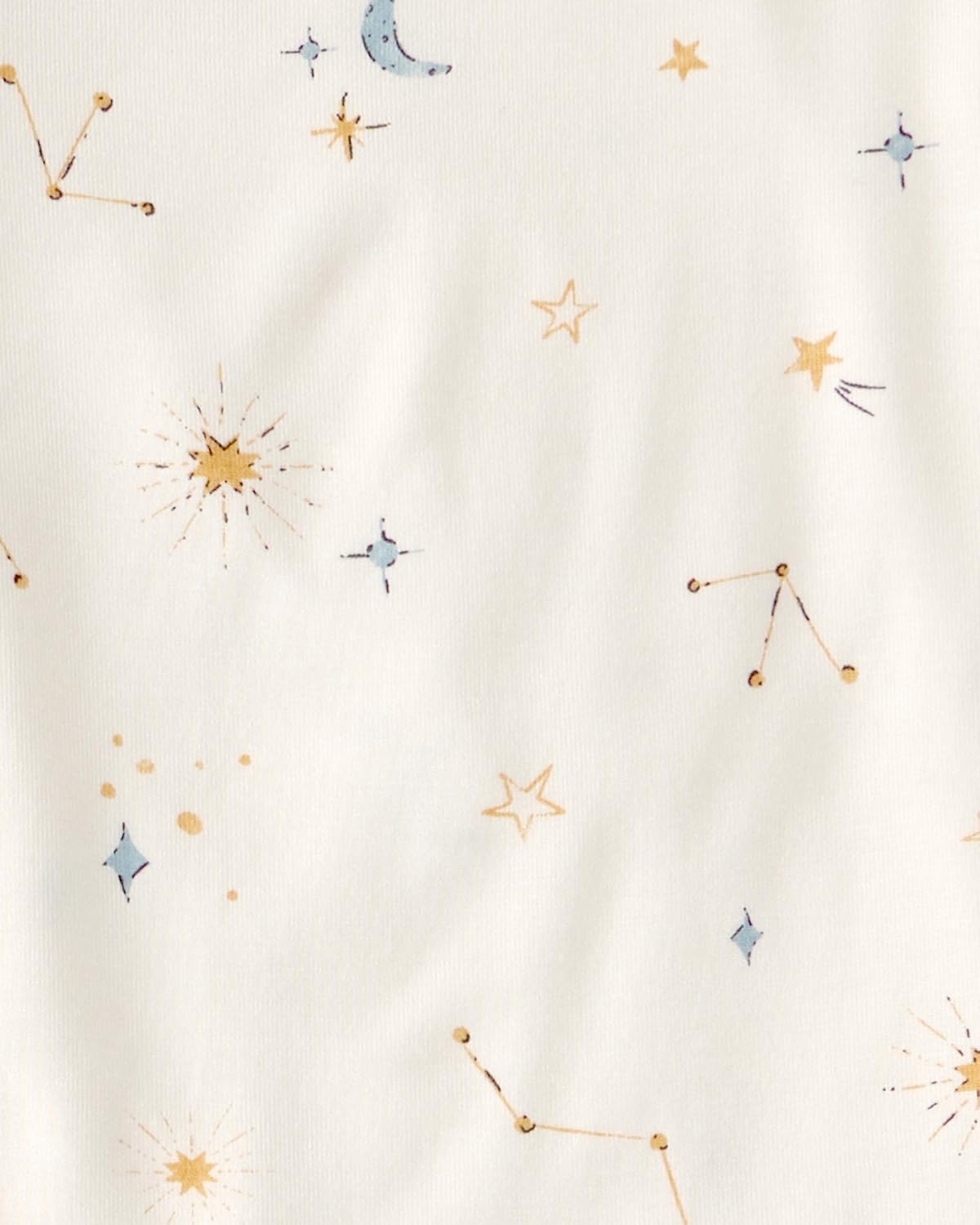 image:imageCarters Baby Purelysoft Longsleeve 2piece PajamasConstellation Print