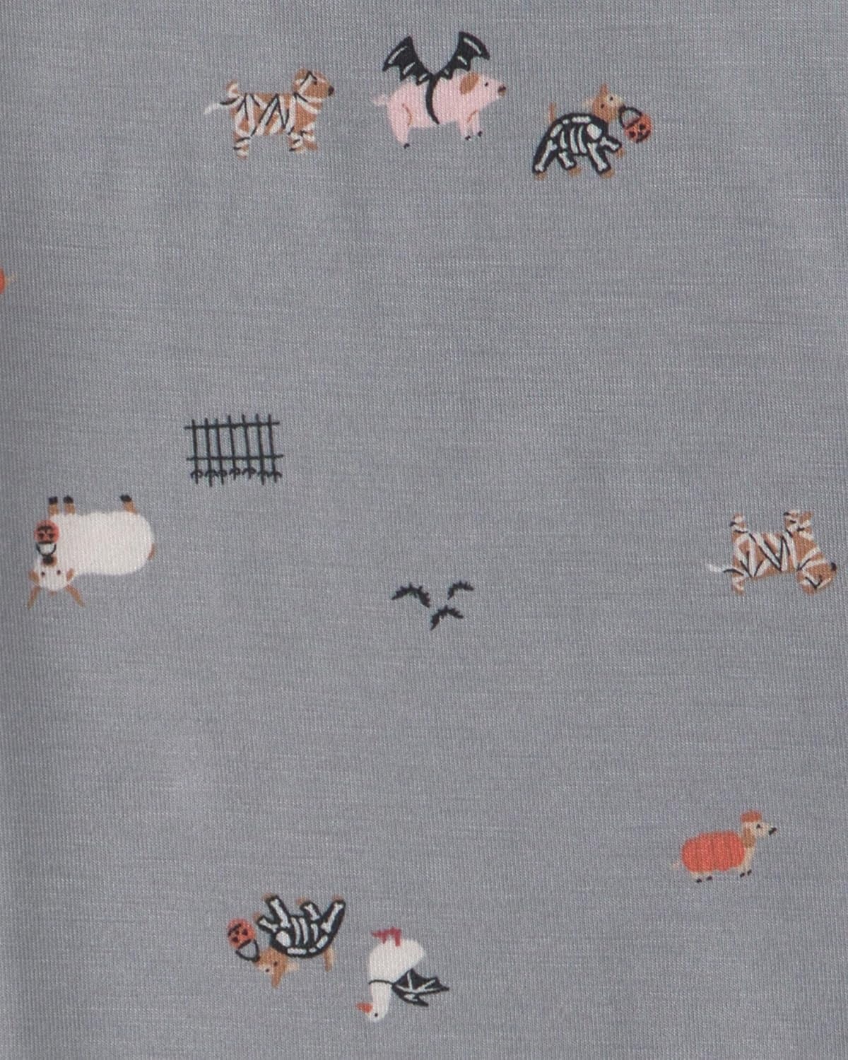 image:imageCarters Baby Purelysoft Longsleeve 2piece PajamasHalloween Print