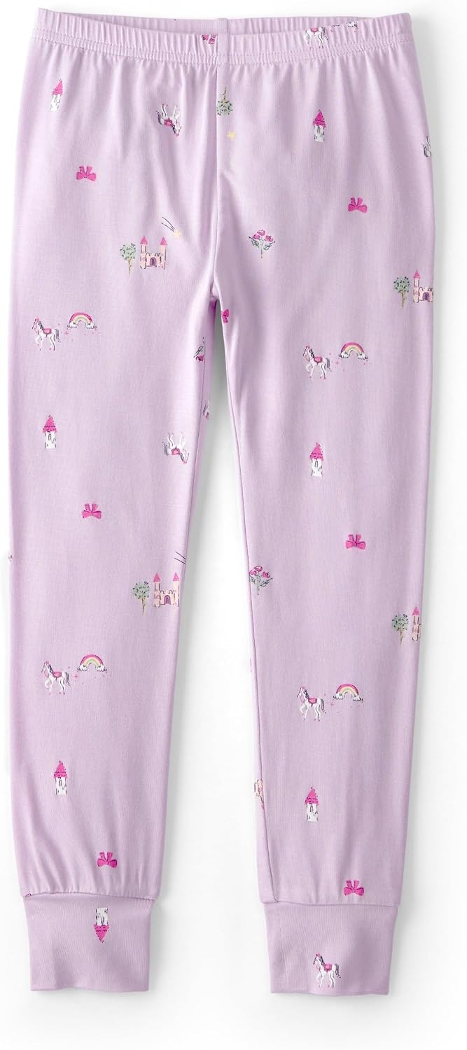 image:imageCarters Baby Purelysoft Longsleeve 2piece PajamasPurple Fairytale