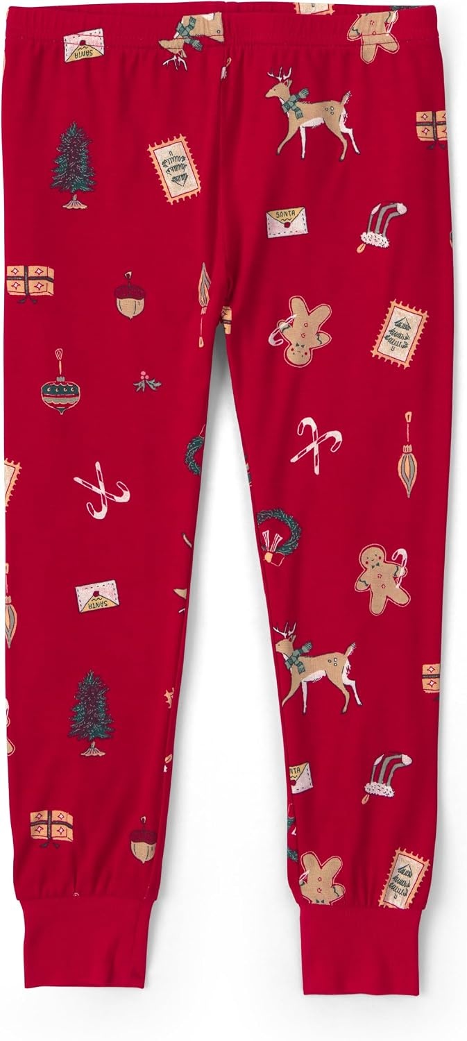 image:imageCarters Baby Purelysoft Longsleeve 2piece PajamasRed Christmas