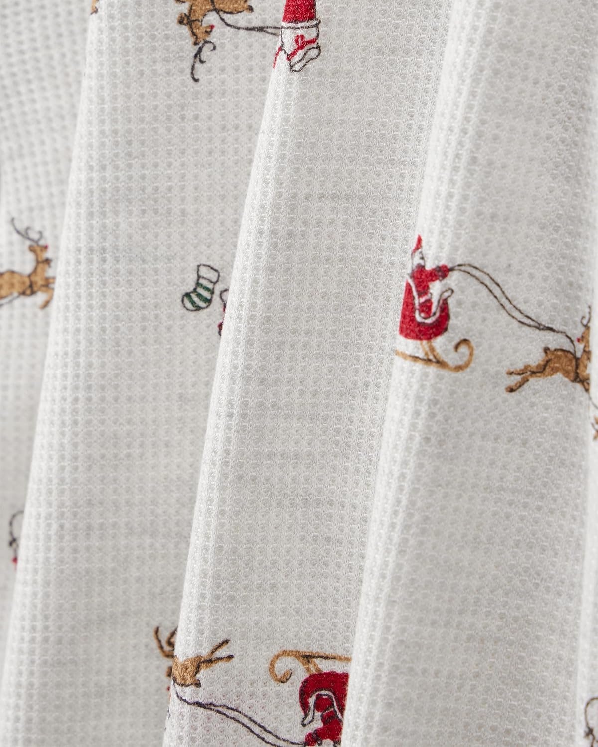 image:imageCarters Baby Purelysoft Longsleeve 2piece PajamasReindeer Santa Sleigh