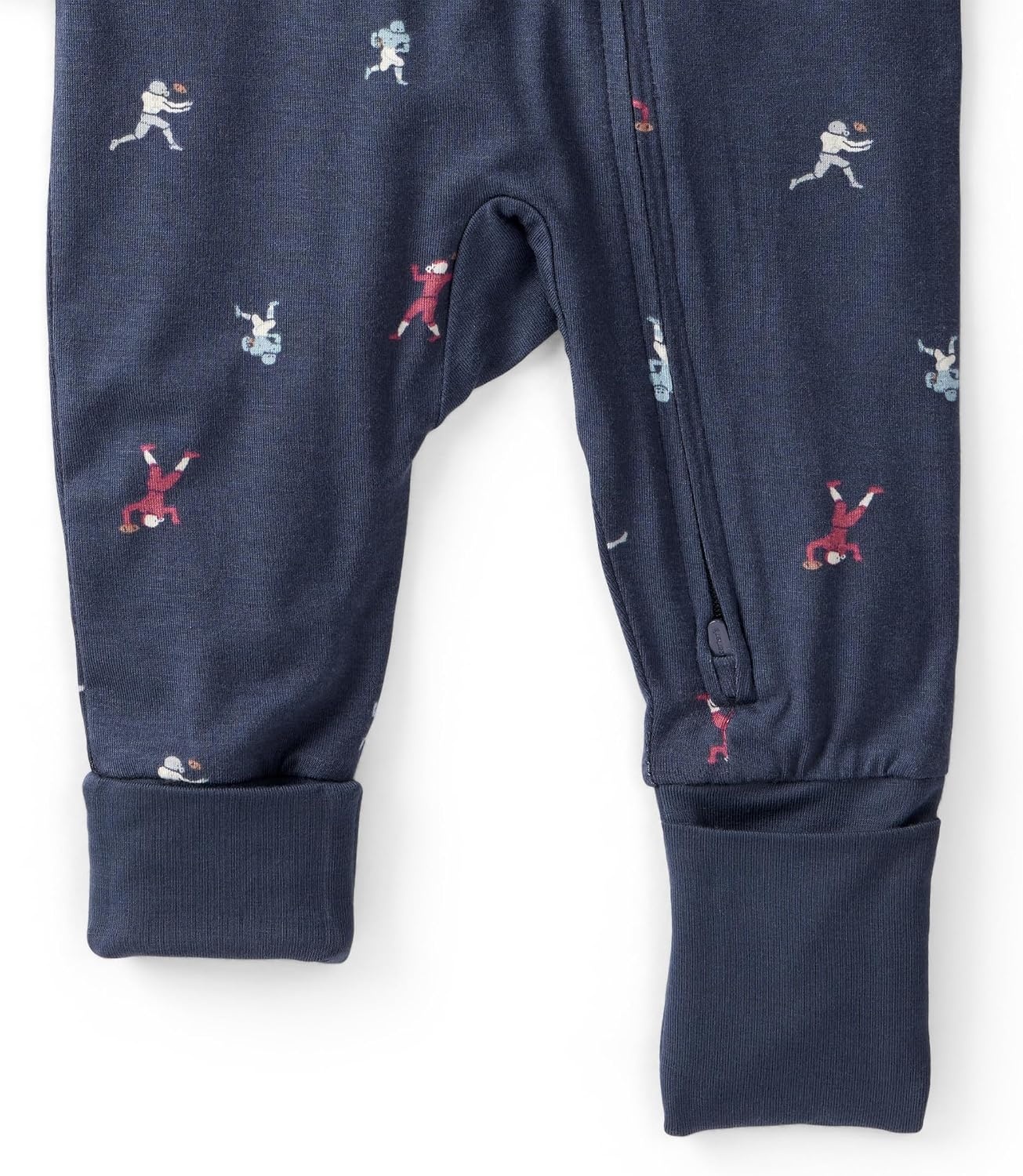 image:imageCarters Baby Purelysoft Sleep and Play PajamasBlue Football