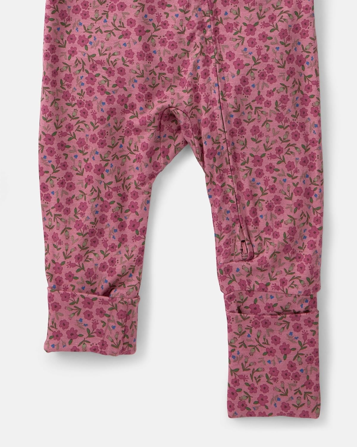 image:imageCarters Baby Purelysoft Sleep and Play PajamasBrown Floral Print