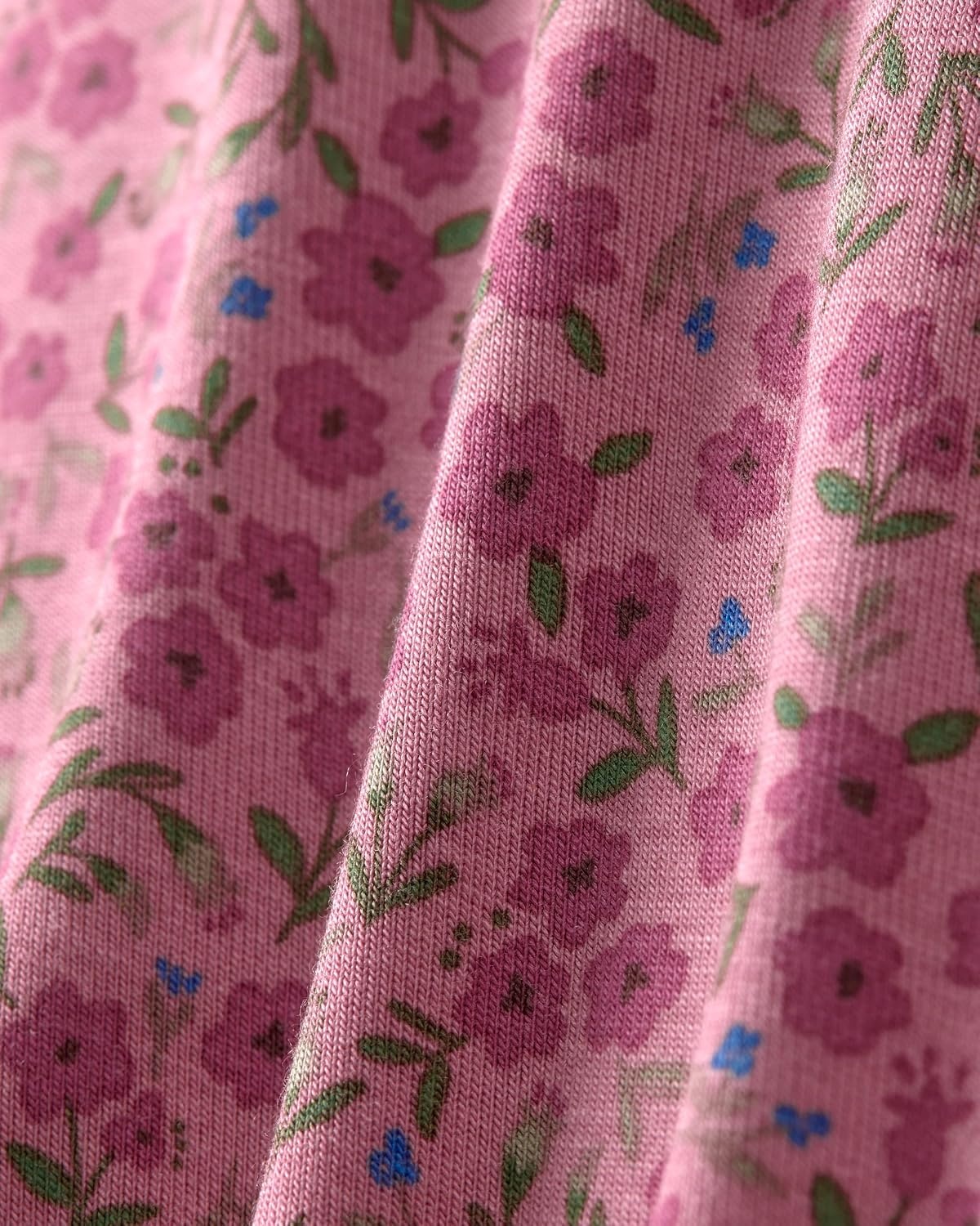 image:imageCarters Baby Purelysoft Sleep and Play PajamasBrown Floral Print