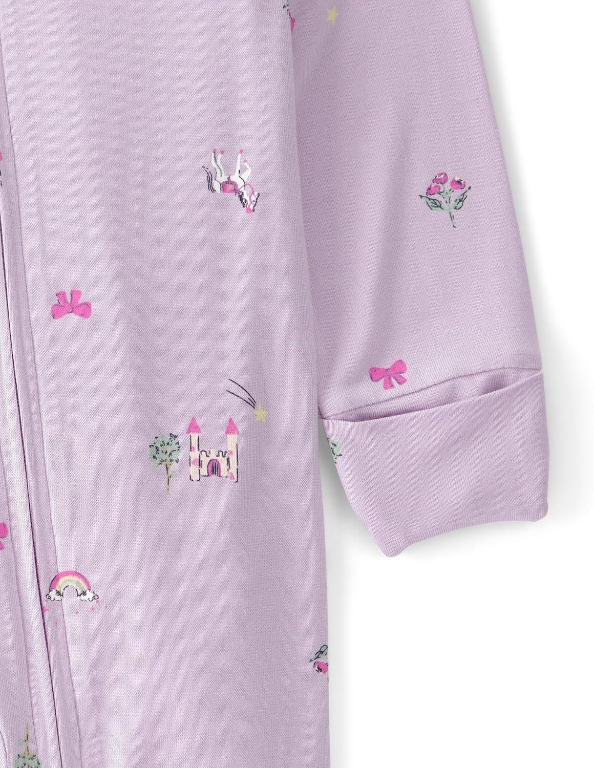 image:imageCarters Baby Purelysoft Sleep and Play PajamasFairytale Print