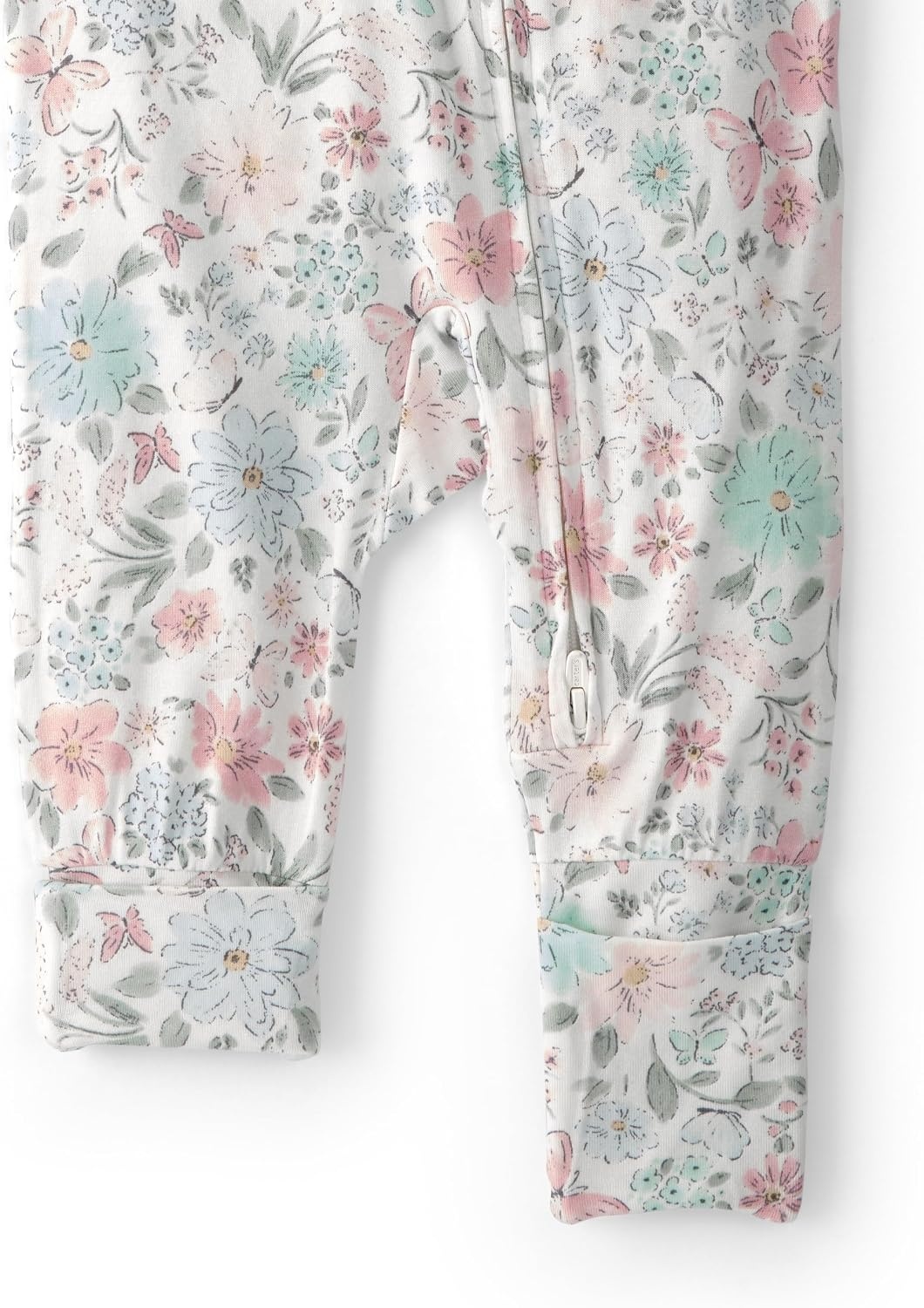 image:imageCarters Baby Purelysoft Sleep and Play PajamasGarden Print