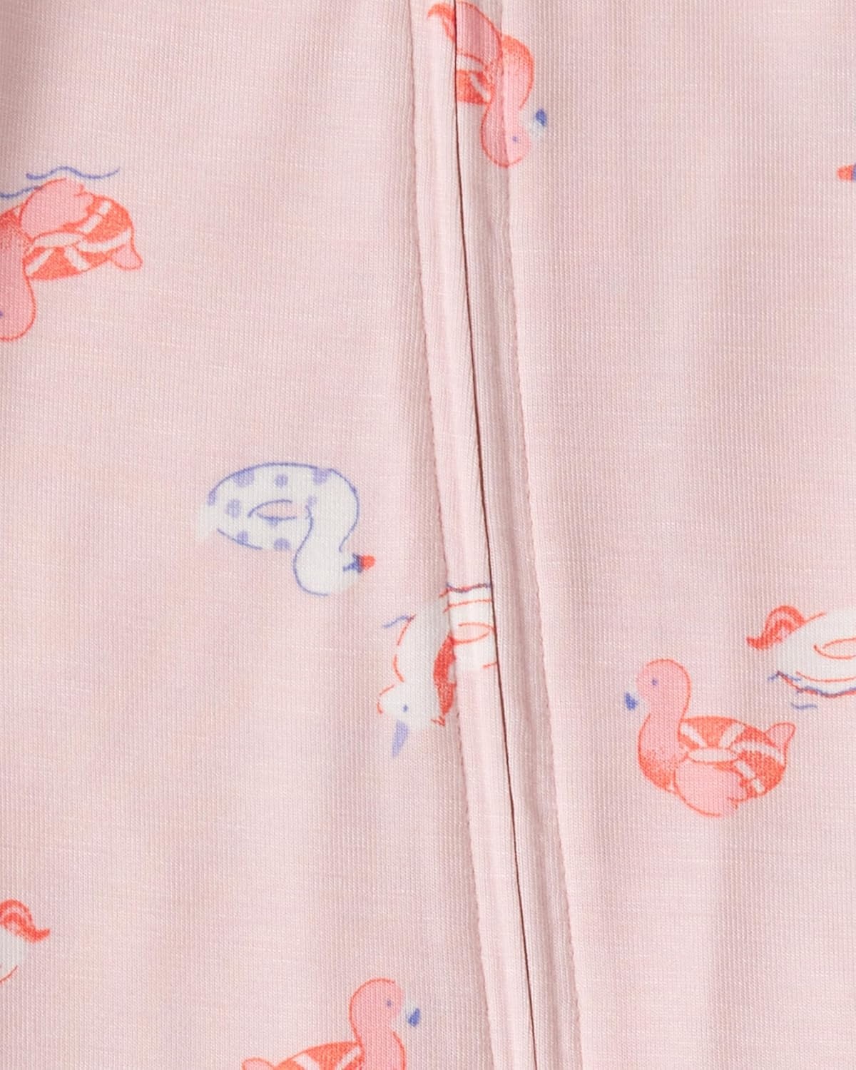 image:imageCarters Baby Purelysoft Sleep and Play PajamasPink Flamingo