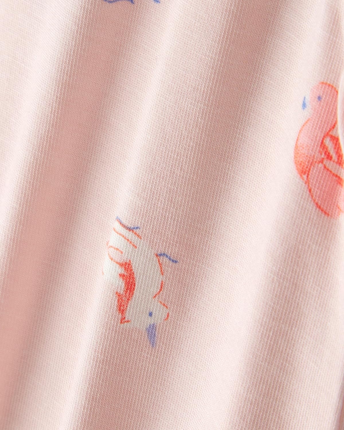 image:imageCarters Baby Purelysoft Sleep and Play PajamasPink Flamingo