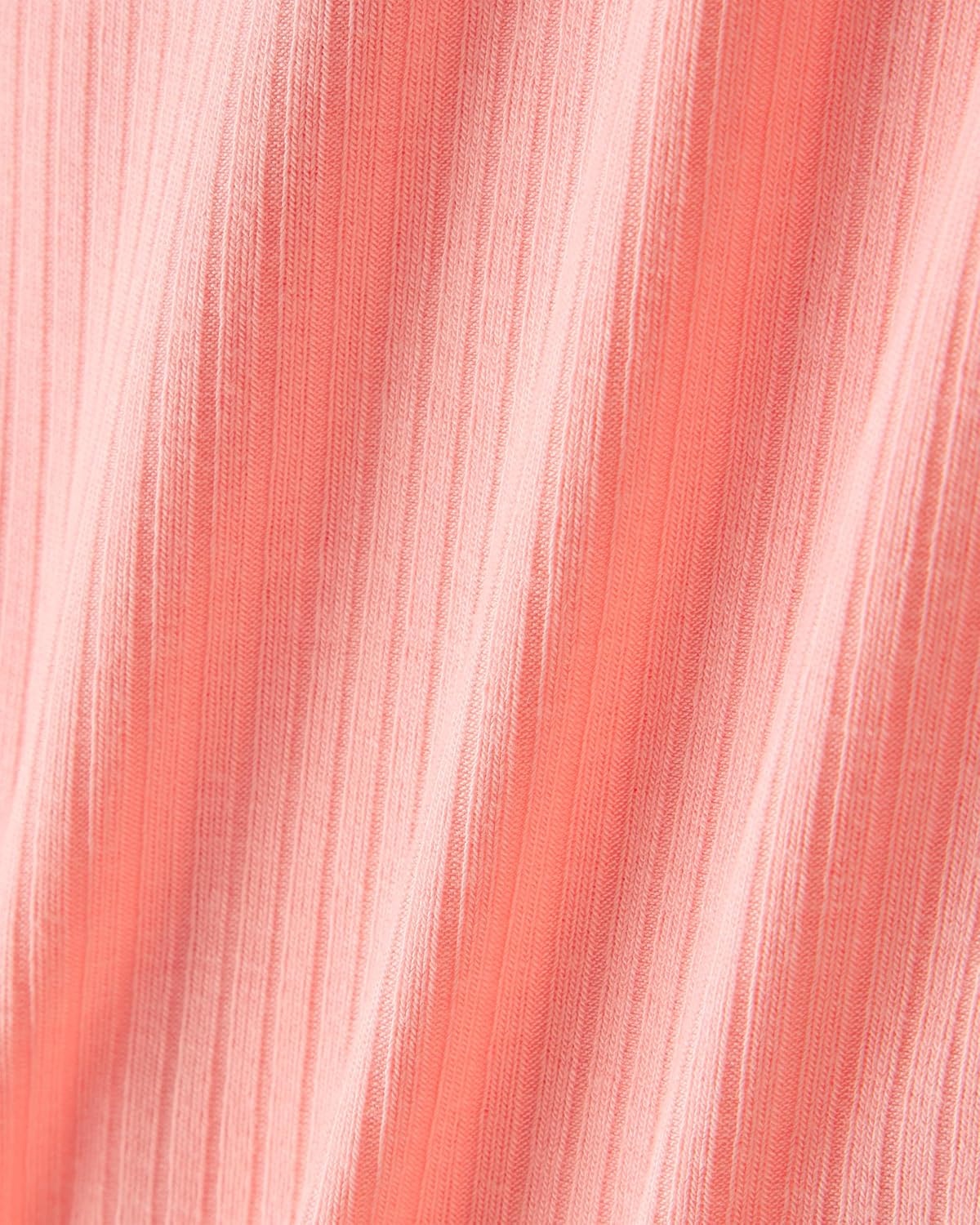 image:imageCarters Baby Purelysoft Sleep and Play PajamasSolid Pink