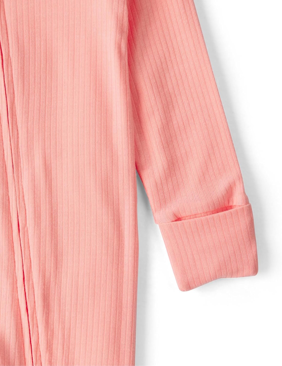 image:imageCarters Baby Purelysoft Sleep and Play PajamasSolid Pink