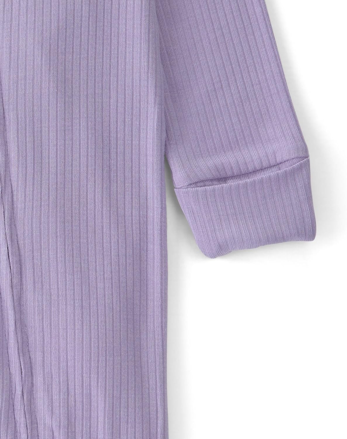 image:imageCarters Baby Purelysoft Sleep and Play PajamasSolid Purple