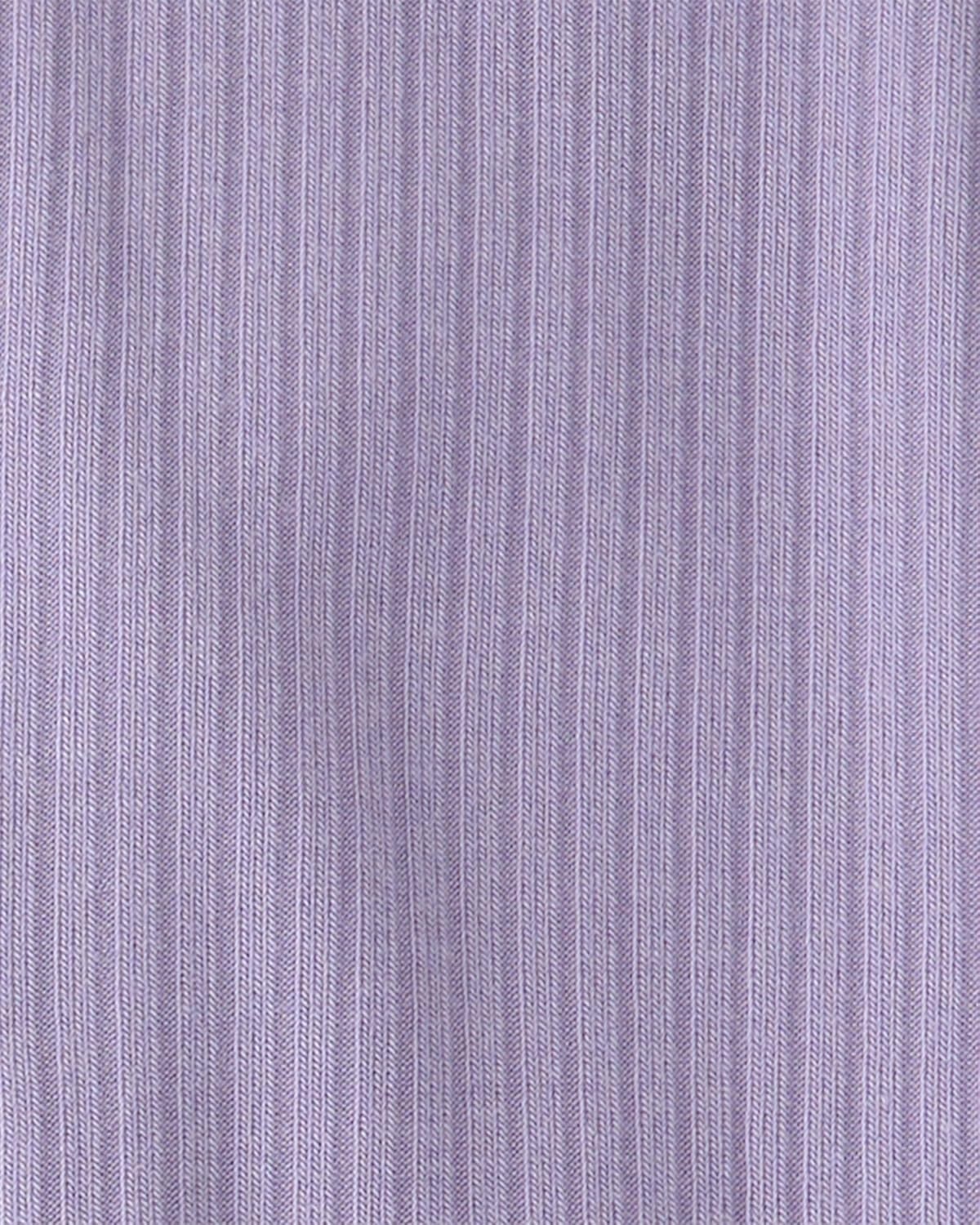 image:imageCarters Baby Purelysoft Sleep and Play PajamasSolid Purple