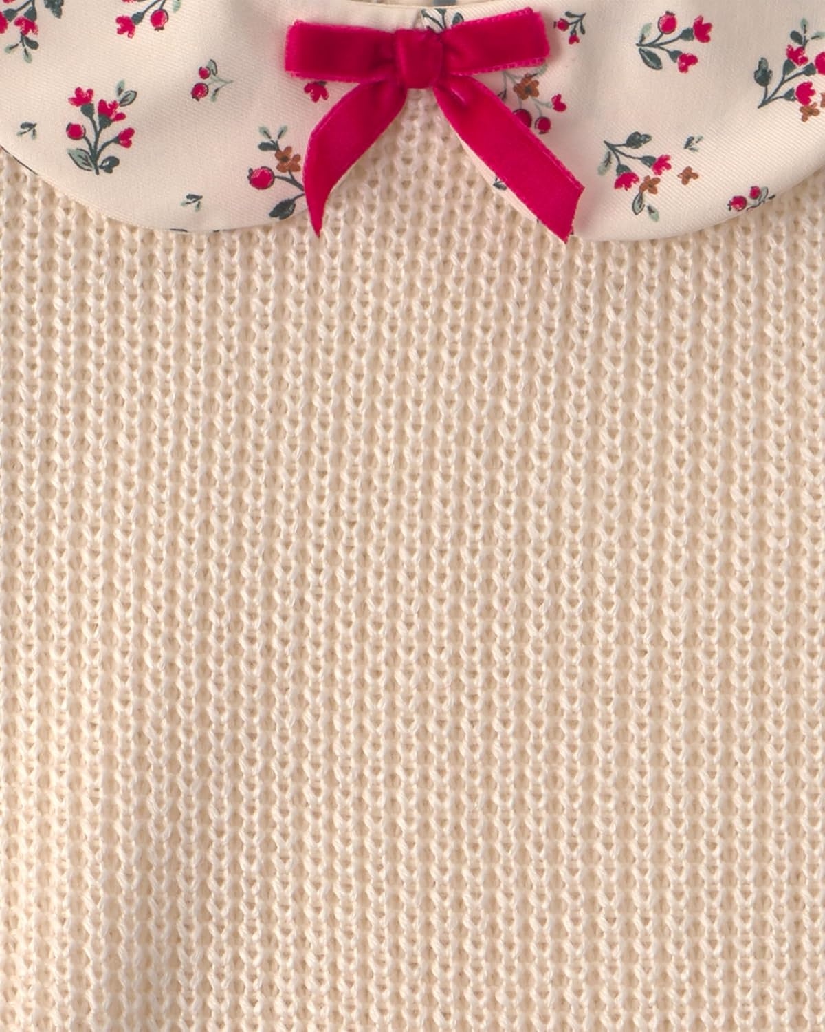 image:imageCarters BabyGirls SweaterIvory Floral
