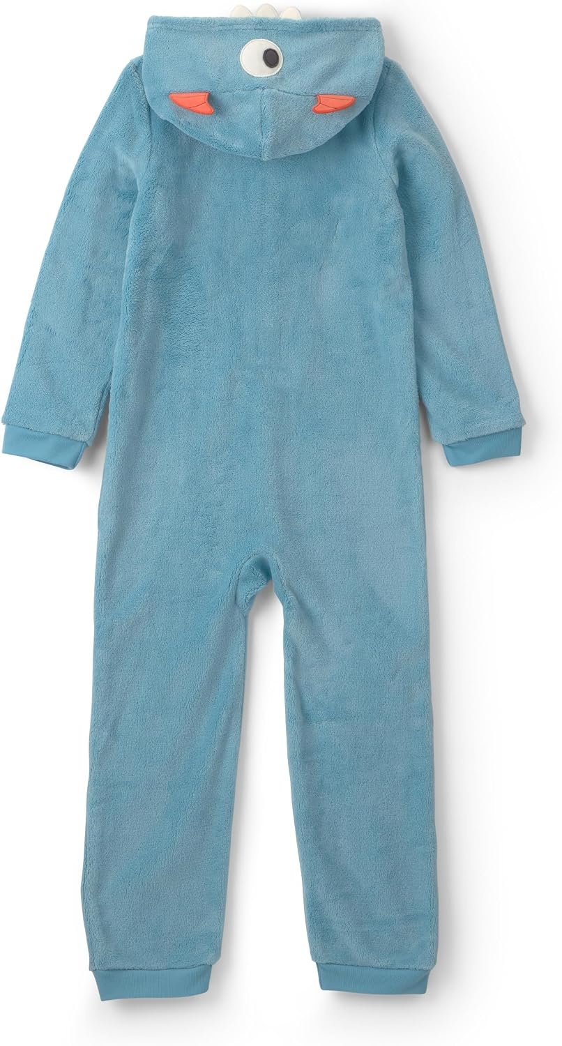 image:imageCarters Boys 1piece Fleece Costume PjBlue Monster Constume