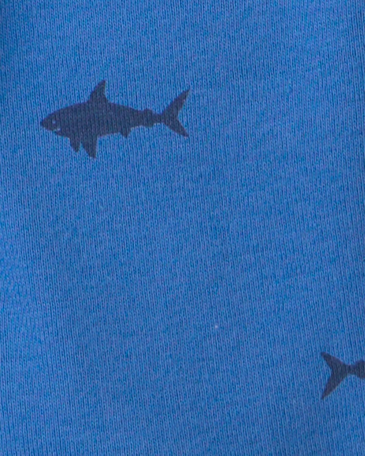 image:imageCarters Boys 4piece Tight Fit Cotton Pajama SetNavy Blue Shark
