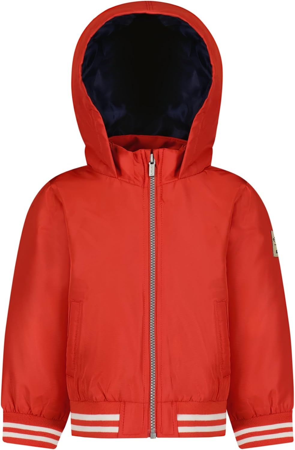 image:imageCarters Boys Midweight WaterResistant FleeceLined Snug JacketBaseball Red