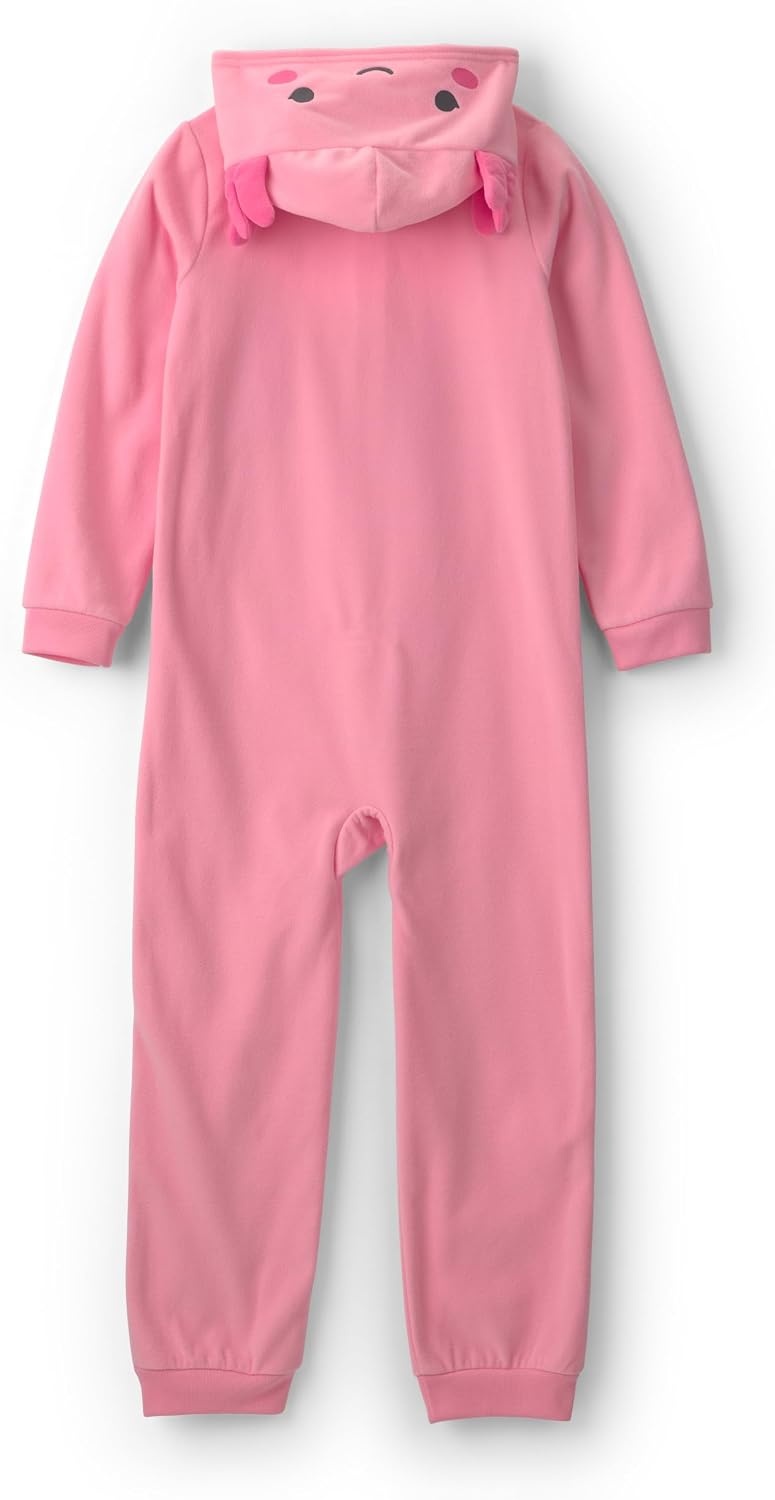 image:imageCarters Girls 1piece Fleece Costume PjPink Axolotl Costume