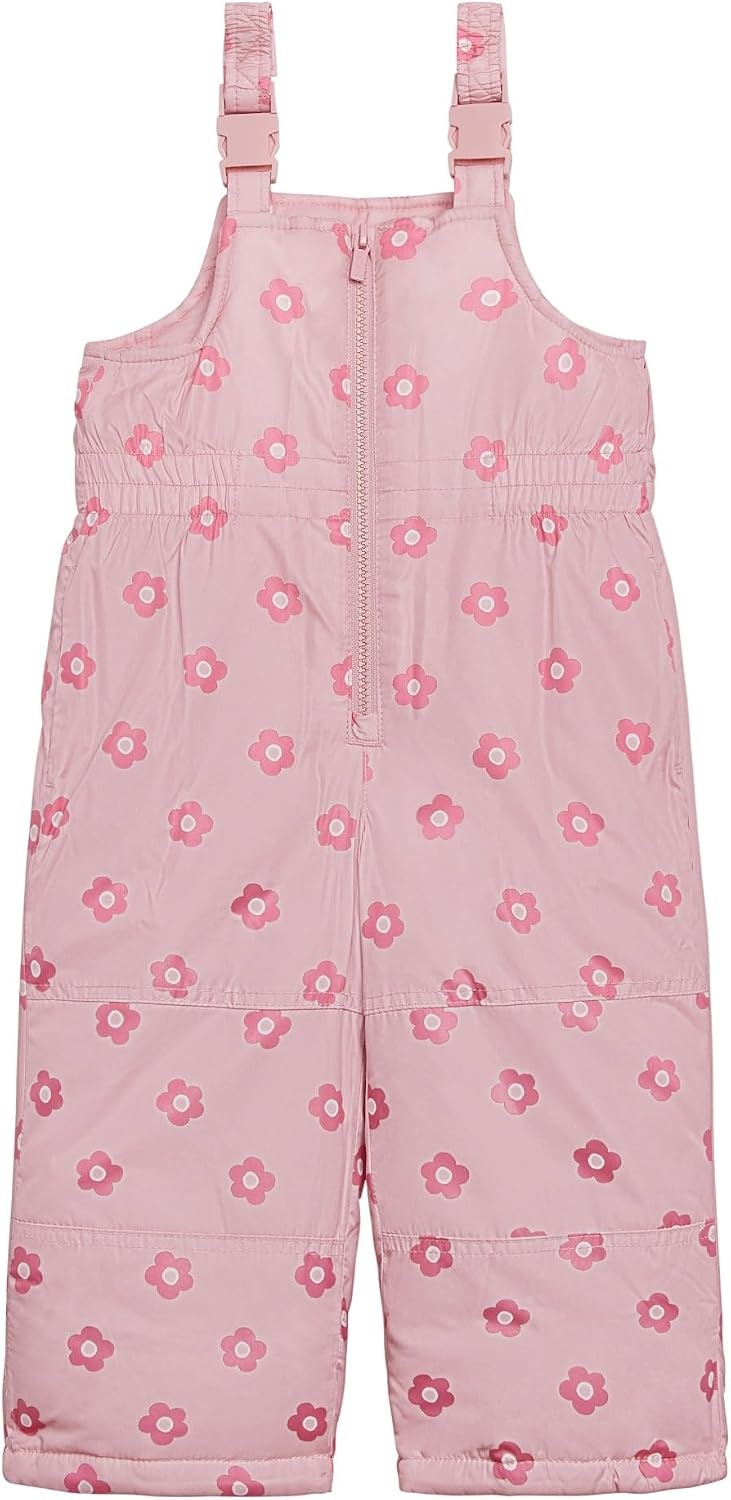 image:imageCarters Girls 2Piece Snowsuit Puffer Jacket and Skibib Snow Pants Toddler and Big KidsAll Rosewood Floral