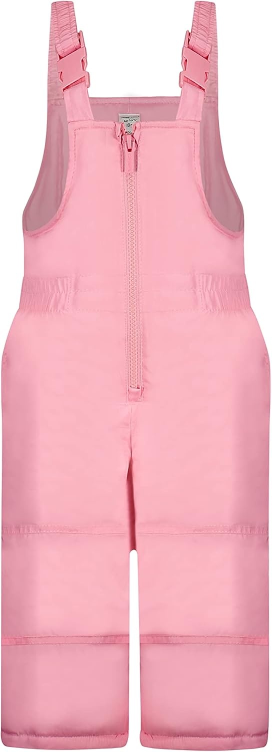 image:imageCarters Girls 2Piece Snowsuit Puffer Jacket and Skibib Snow Pants Toddler and Big KidsDitsy Pink