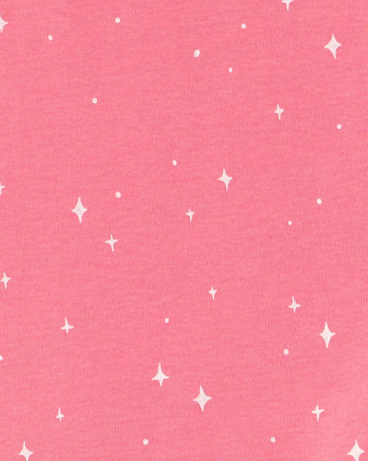 image:imageCarters Girls 4piece Tight Fit Cotton Pajama SetPink Unicorn