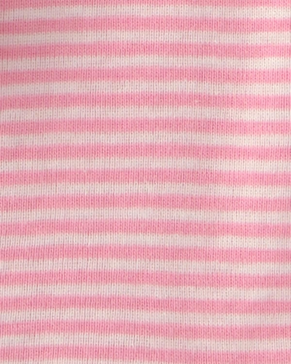 image:imageCarters Girls 4piece Tight Fit Cotton Pajama SetPinkIvory Icecream