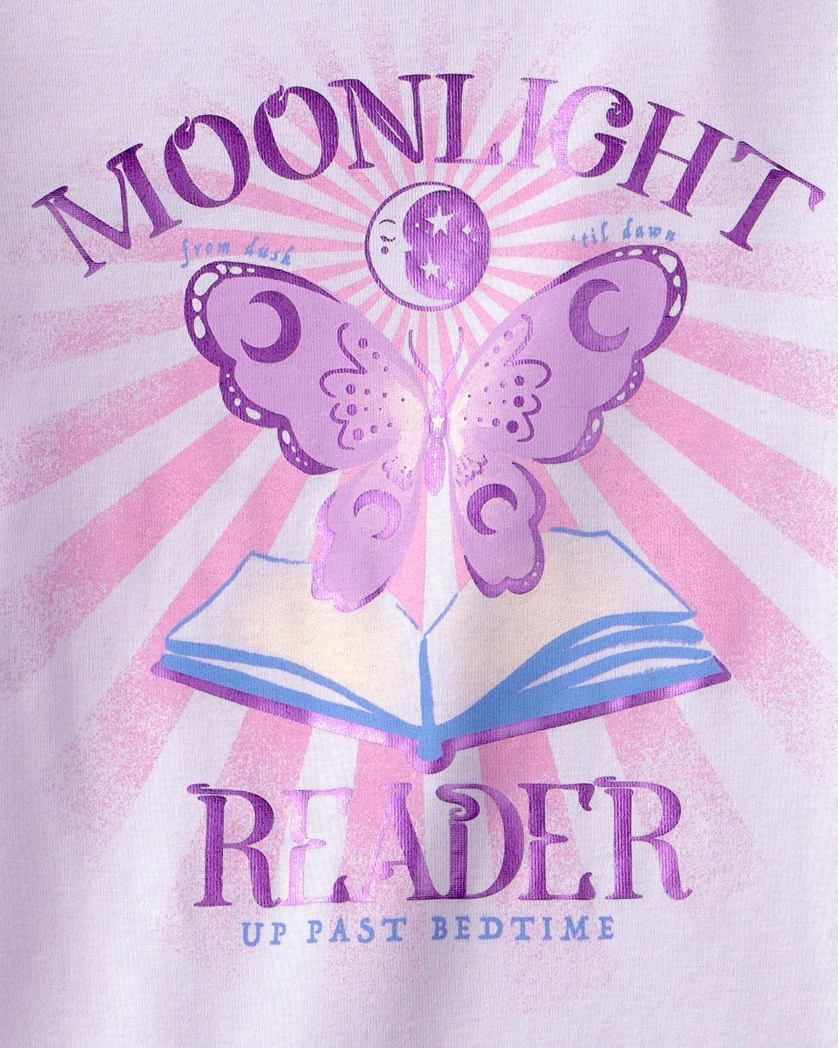 image:imageCarters Girls 4piece Tight Fit Cotton Pajama SetPurple Floral