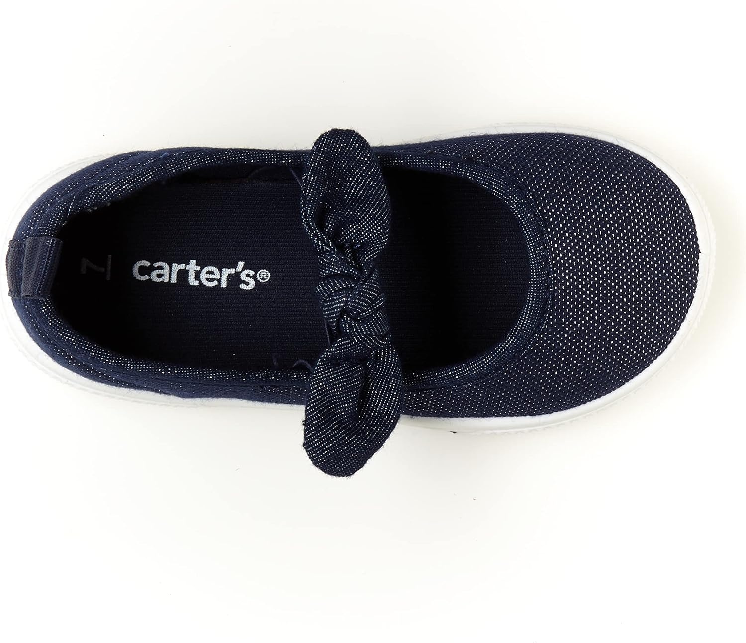 image:imageCarters Girls Capri SlipOn SneakerNavy