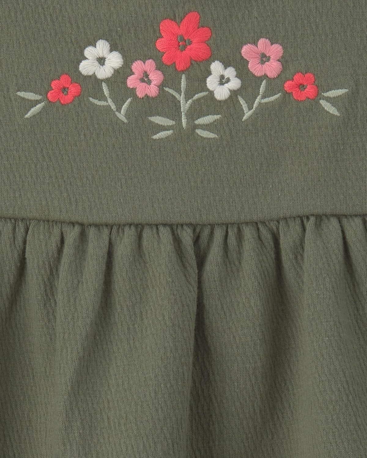 image:imageCarters Girls DressGreenPink Floral