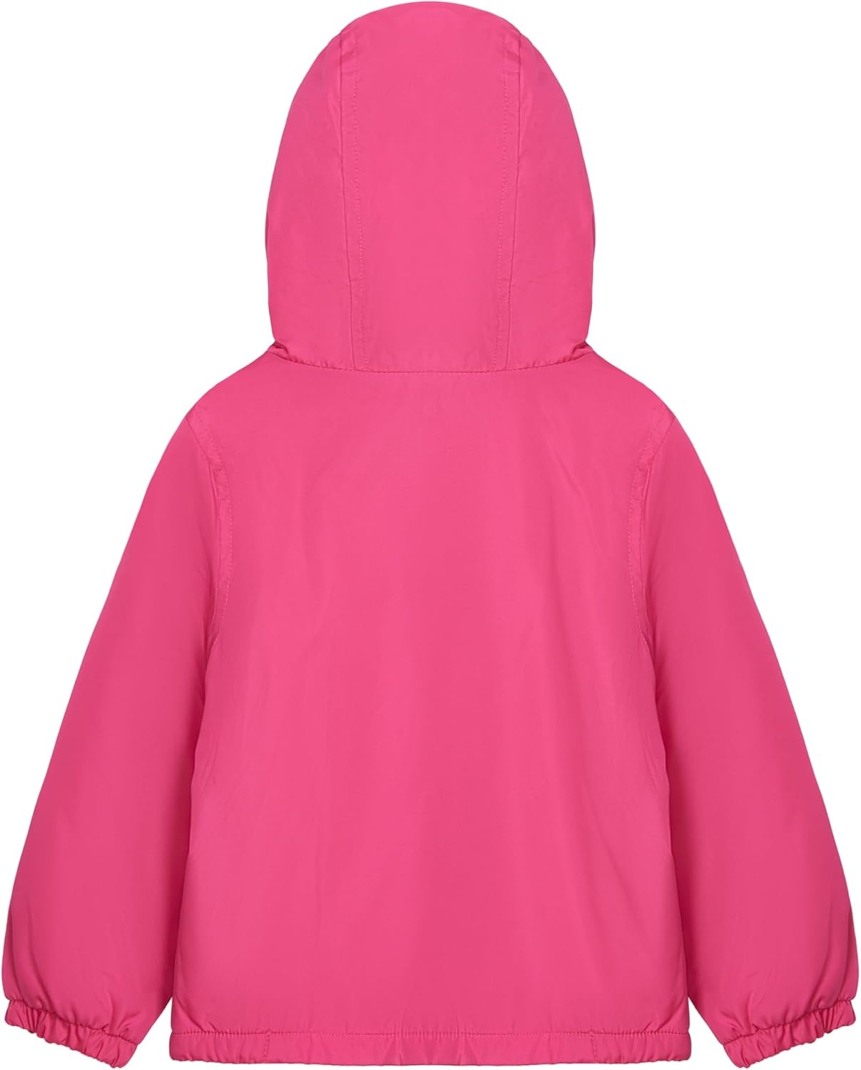 image:imageCarters Girls FleeceLined Midweight Hooded Jacket Baby Toddler and KidsFuchsia