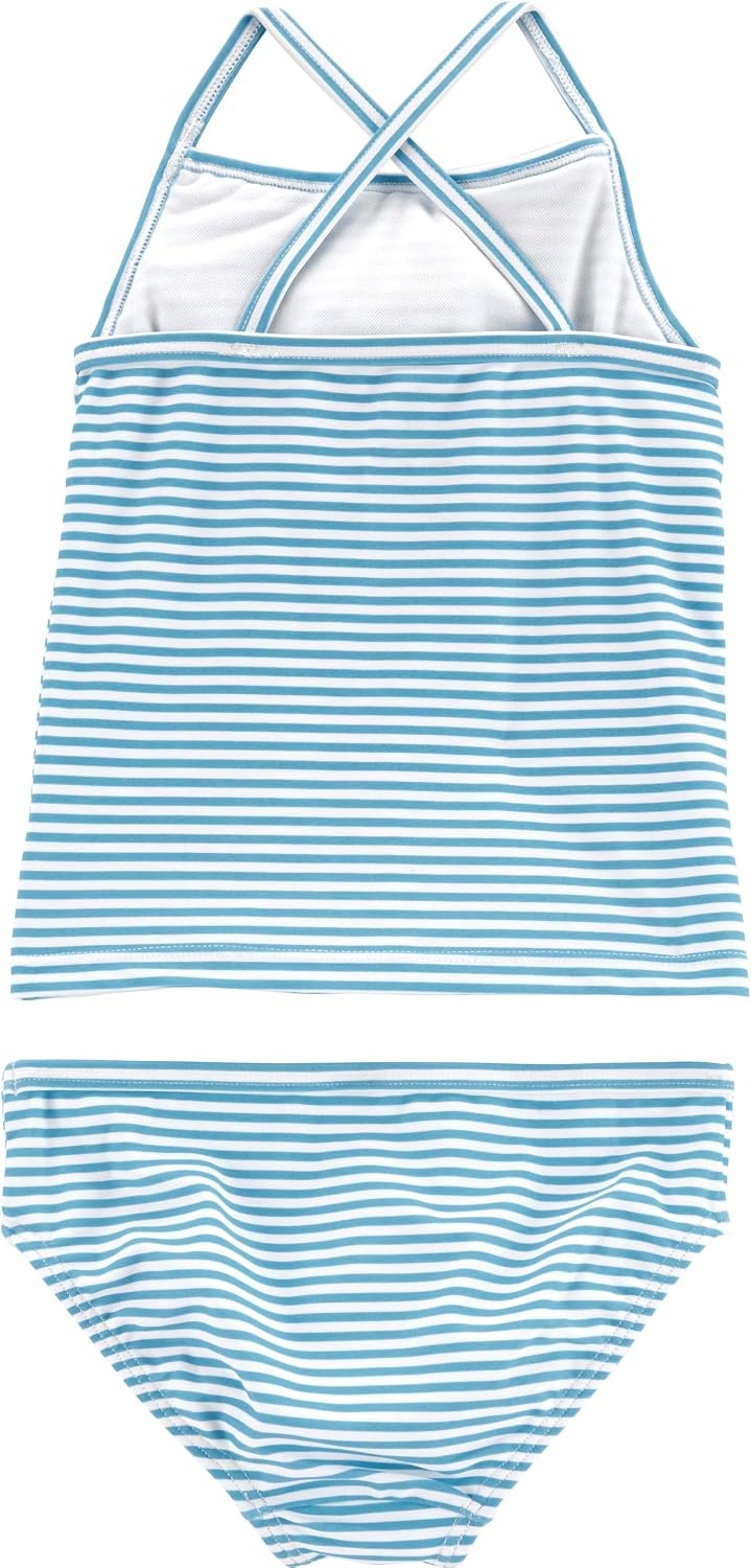 image:imageCarters Girls SwimsuitBlue Pom