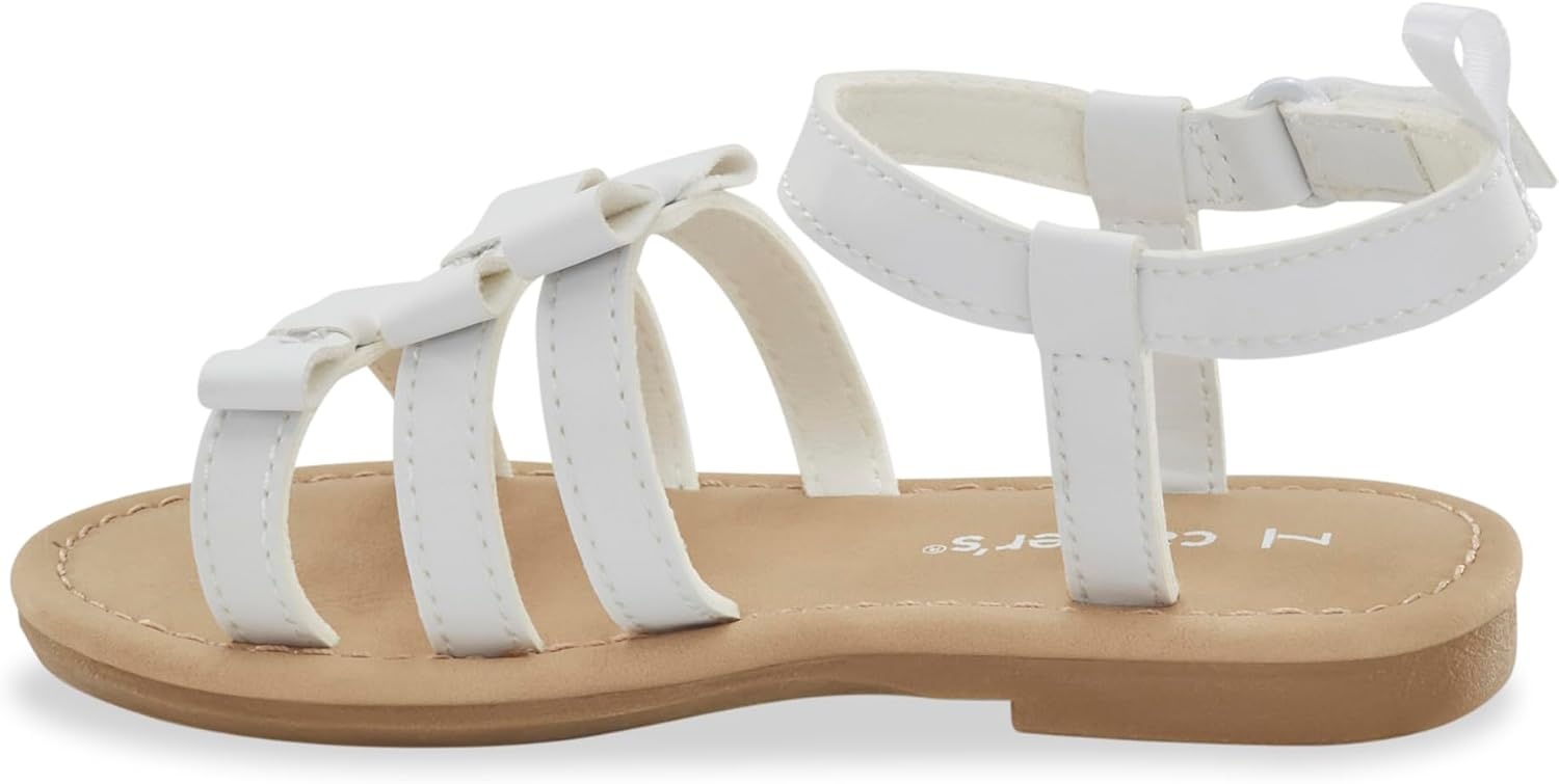 image:imageCarters Kids Casual SandalWhite